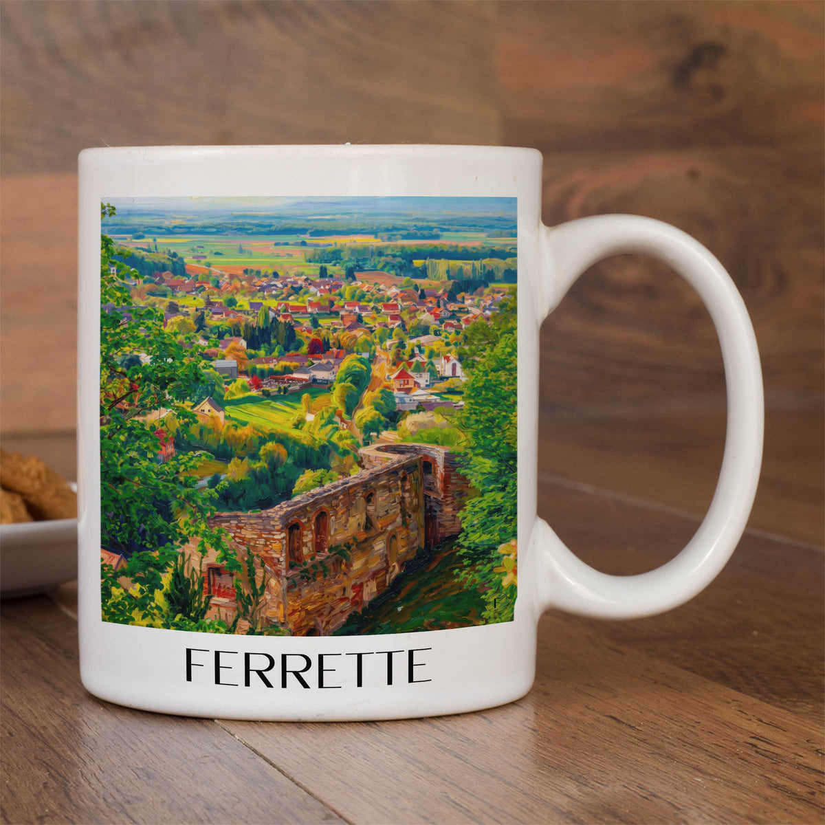 ferrette-sundgau-frankreich-kaffeebecher-oil-painting-oelgemaelde
