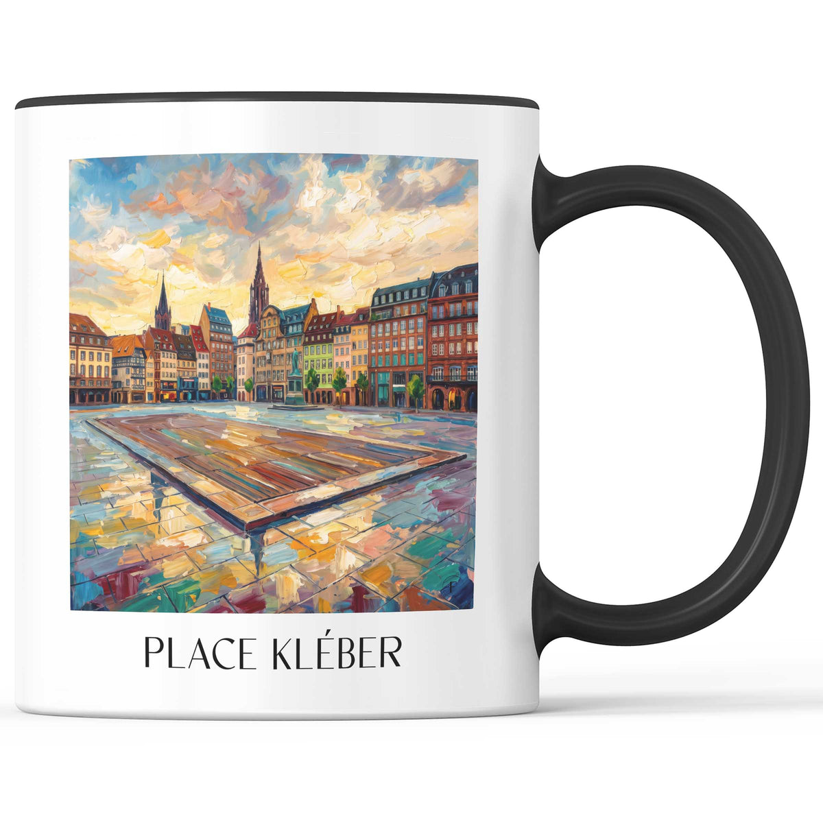 place-kléber-strasbourg-frankreich-kaffeebecher-oil-painting-oelgemaelde