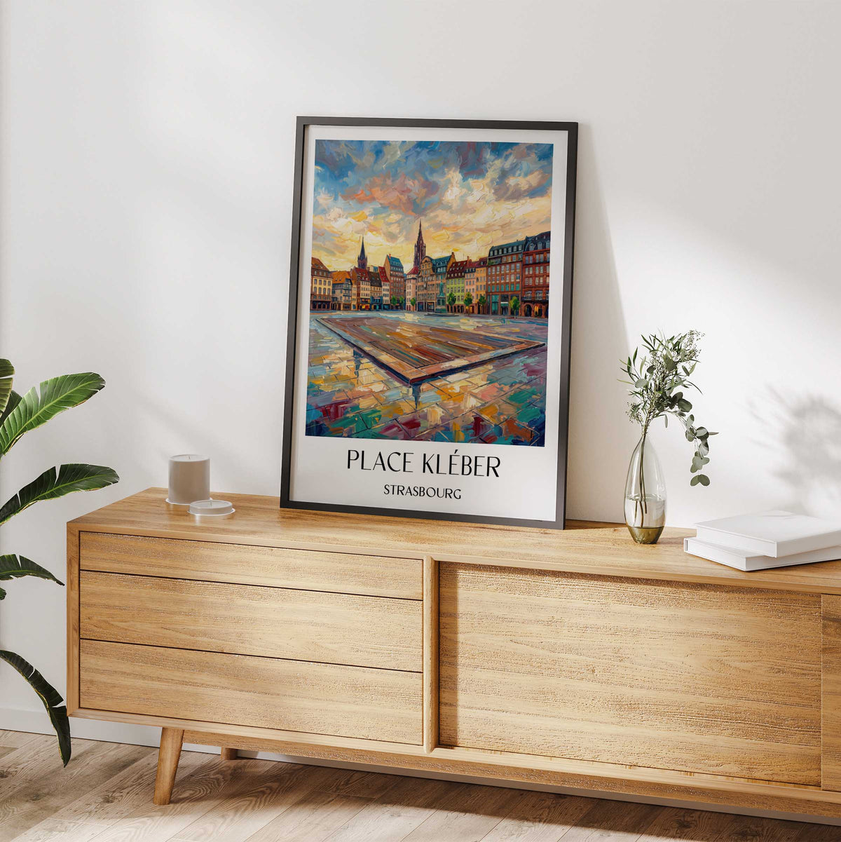 place-kléber-strasbourg-frankreich-poster-oil-painting-oelgemaelde