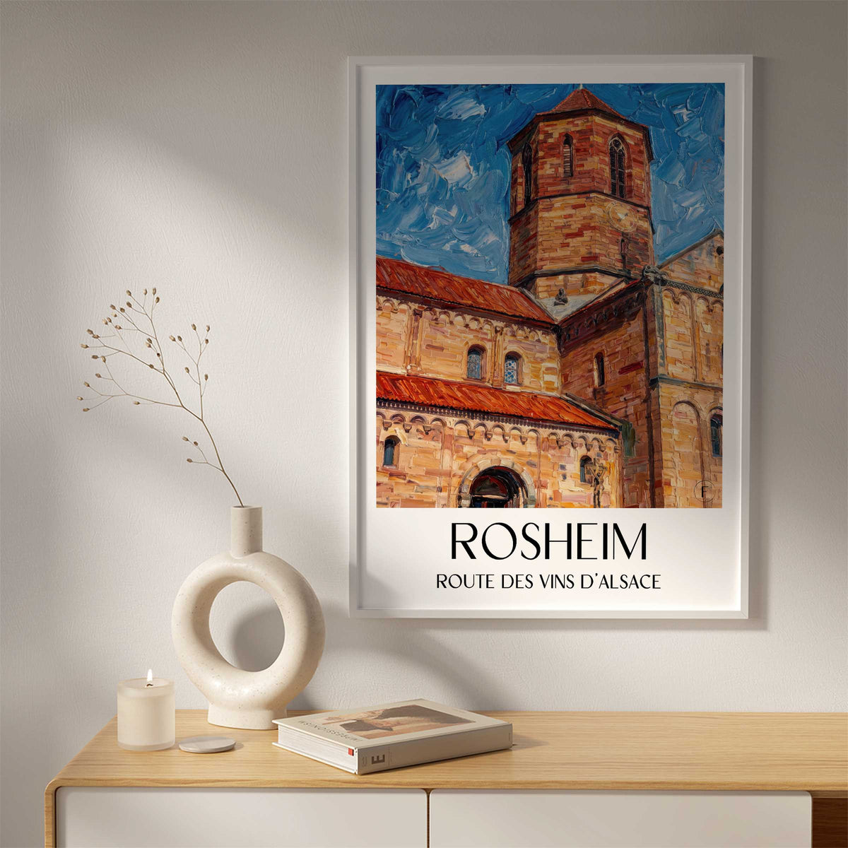 rosheim-route-des-vins-d'alsace-frankreich-poster-oil-painting-oelgemaelde