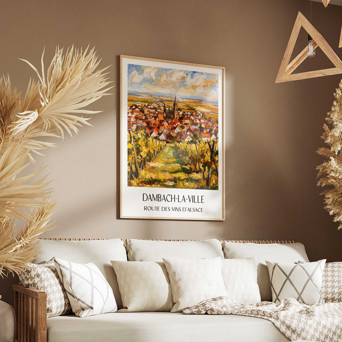 dambach-la-ville-route-des-vins-d'alsace-frankreich-poster-oil-painting-oelgemaelde