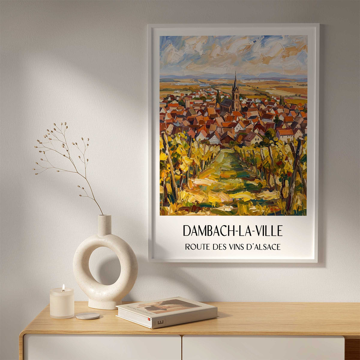 dambach-la-ville-route-des-vins-d'alsace-frankreich-poster-oil-painting-oelgemaelde