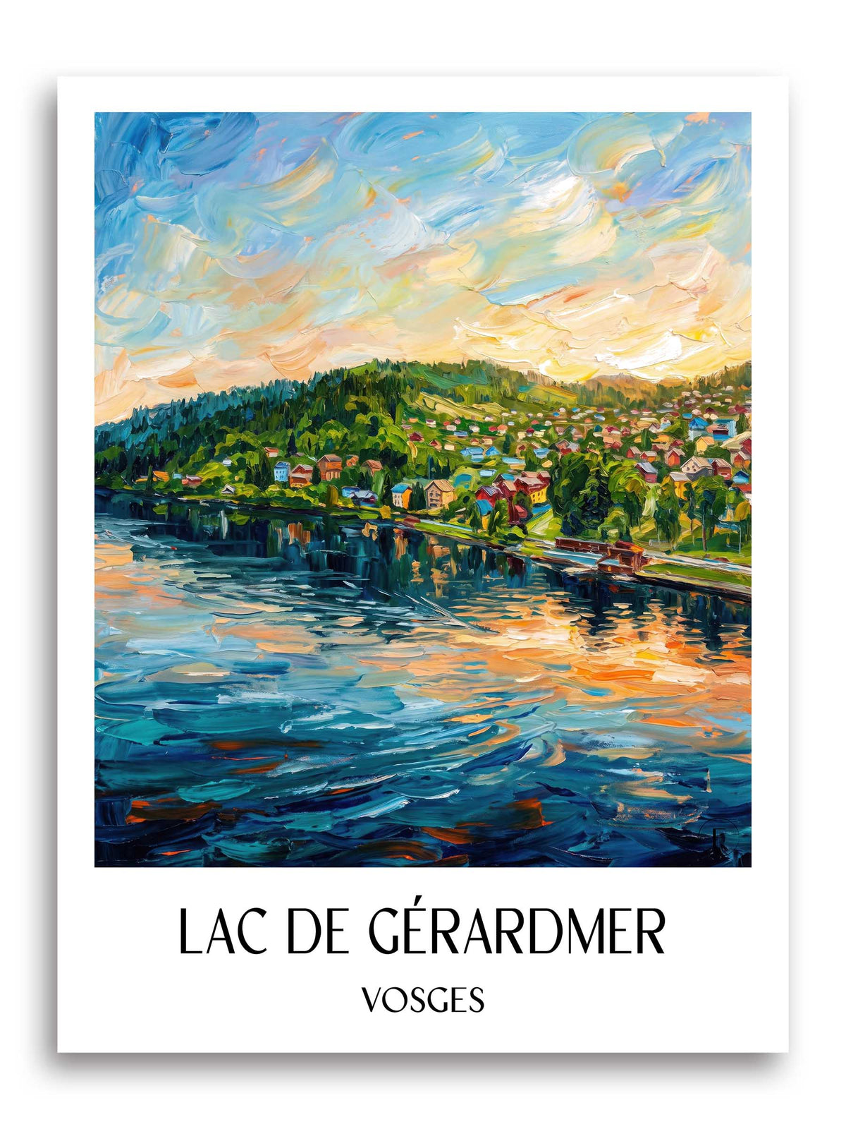 lac-de-gérardmer-vosges-frankreich-poster-oil-painting-oelgemaelde