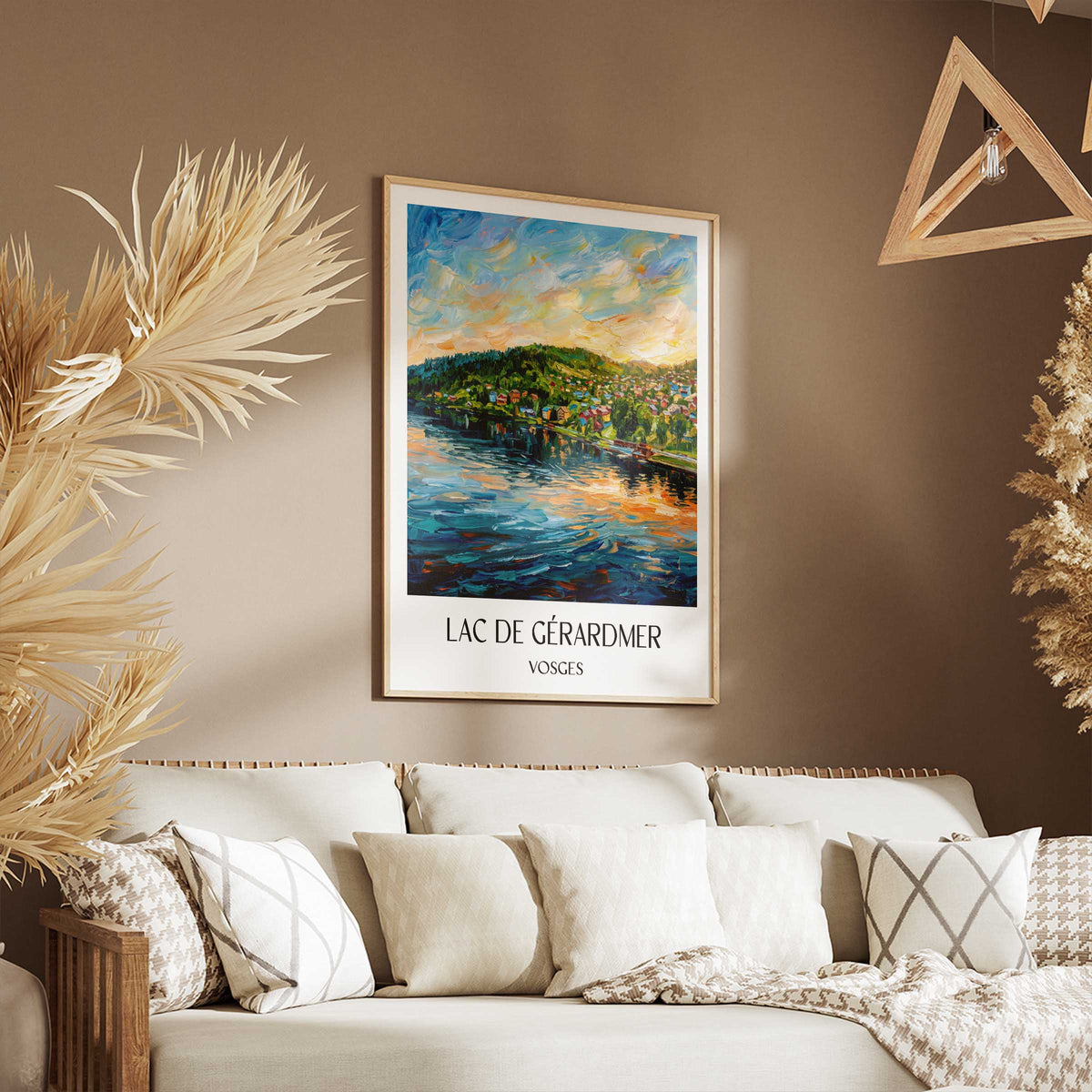lac-de-gérardmer-vosges-frankreich-poster-oil-painting-oelgemaelde