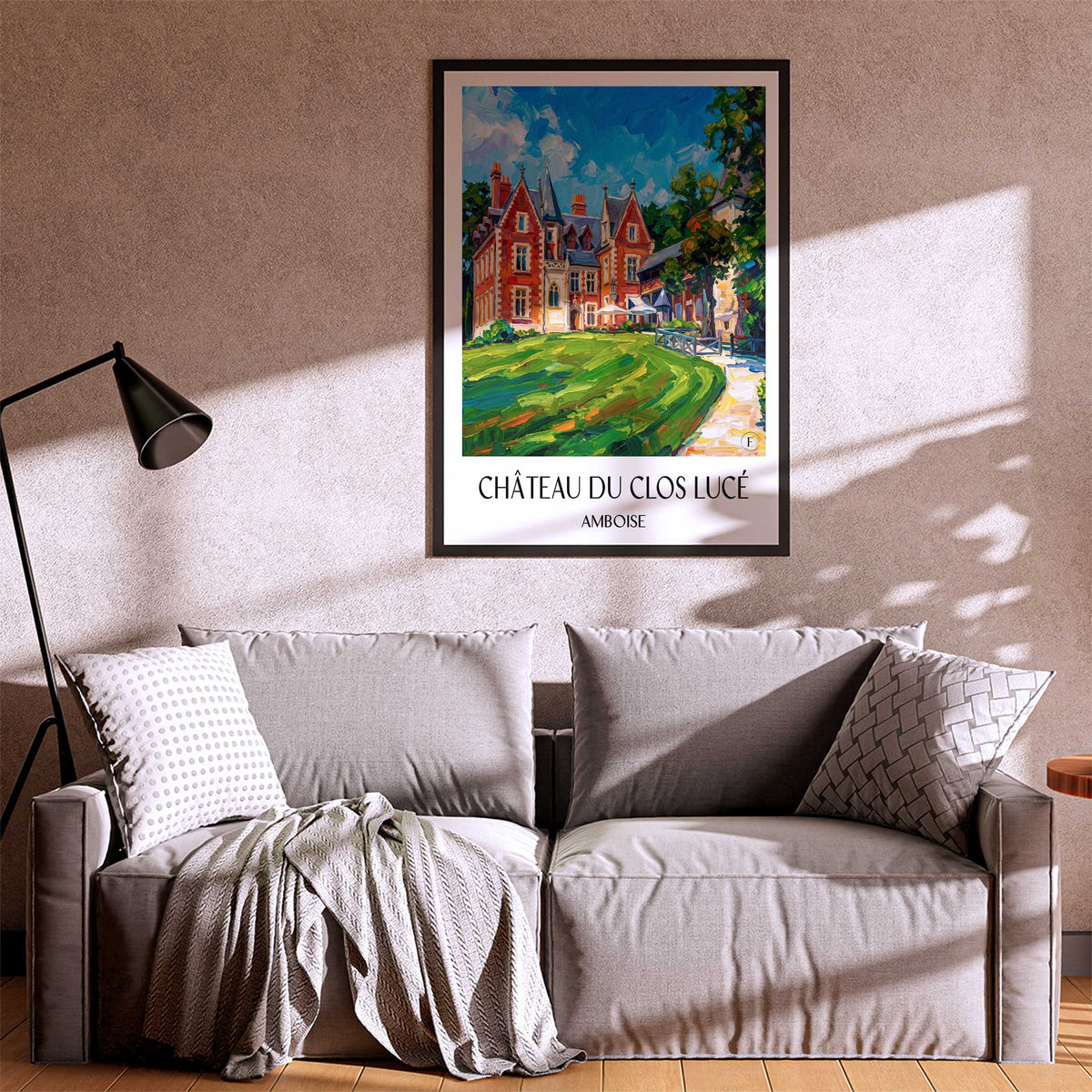 château-du-clos-lucé-amboise-frankreich-poster-oil-painting-oelgemaelde