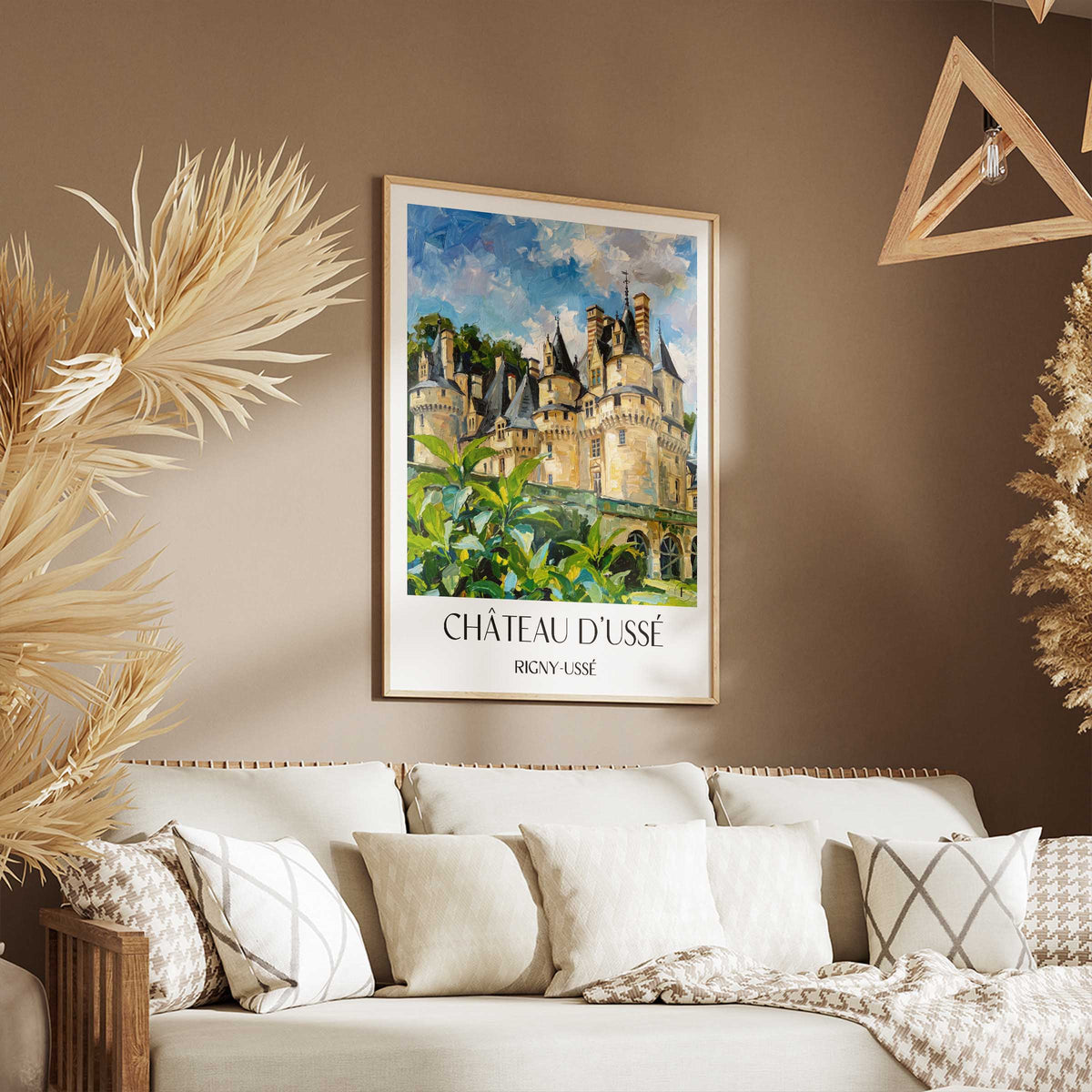 château-d'ussé-rigny-ussé-frankreich-poster-oil-painting-oelgemaelde