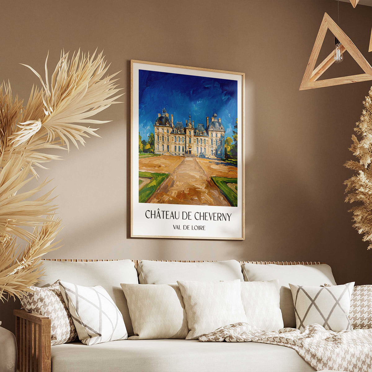 château-de-cheverny-val-de-loire-frankreich-poster-oil-painting-oelgemaelde