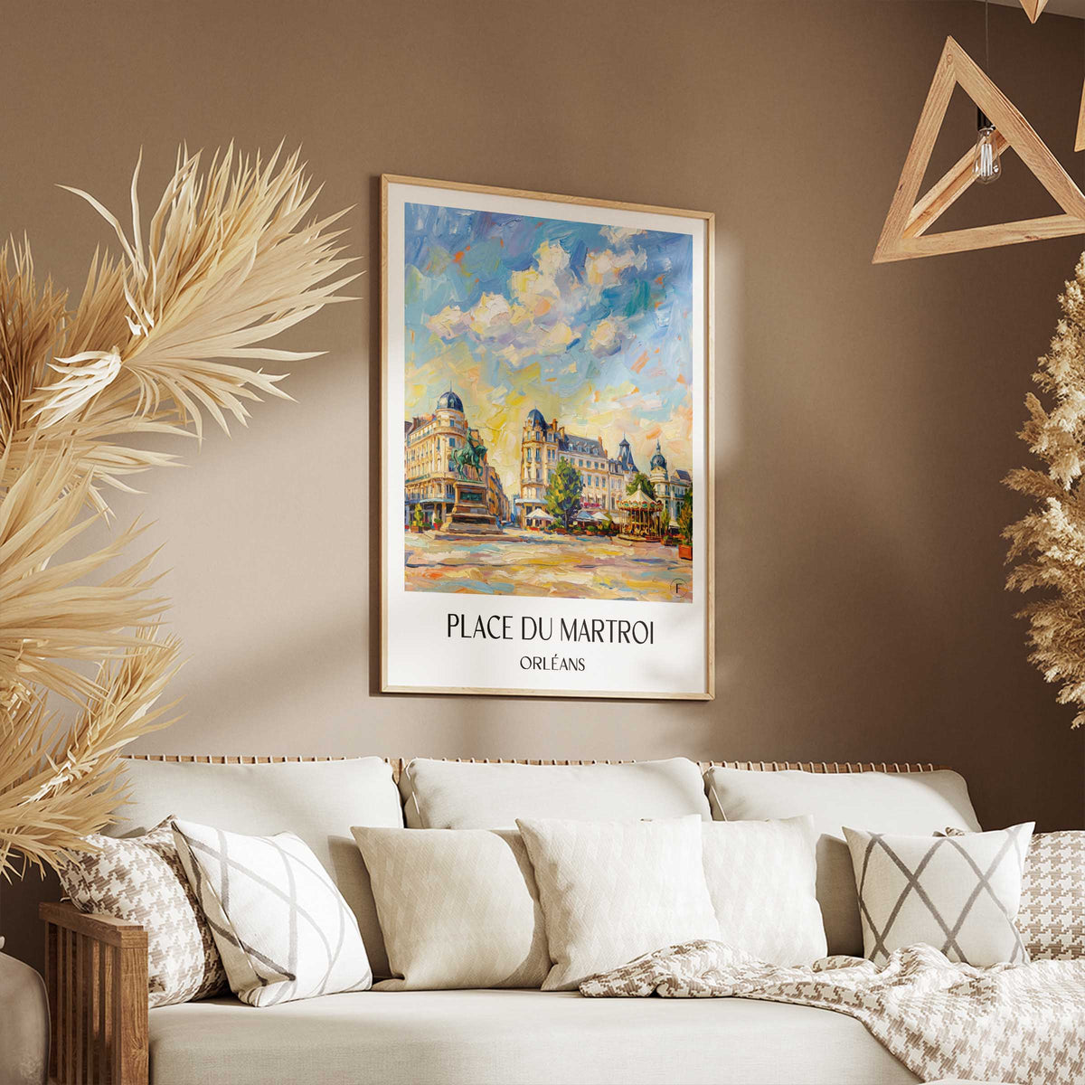 place-du-martroi-orléans-frankreich-poster-oil-painting-oelgemaelde