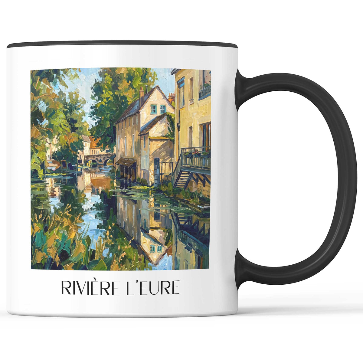 rivière-l'eure-chartres-frankreich-kaffeebecher-oil-painting-oelgemaelde