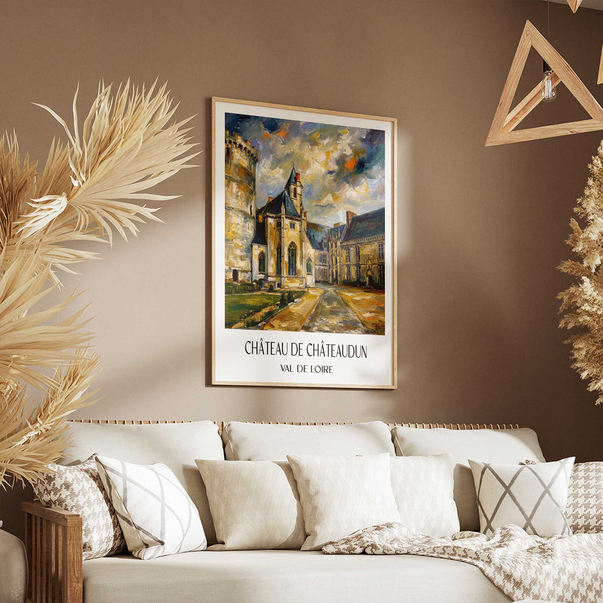 château-de-châteaudun-val-de-loire-frankreich-poster-oil-painting-oelgemaelde