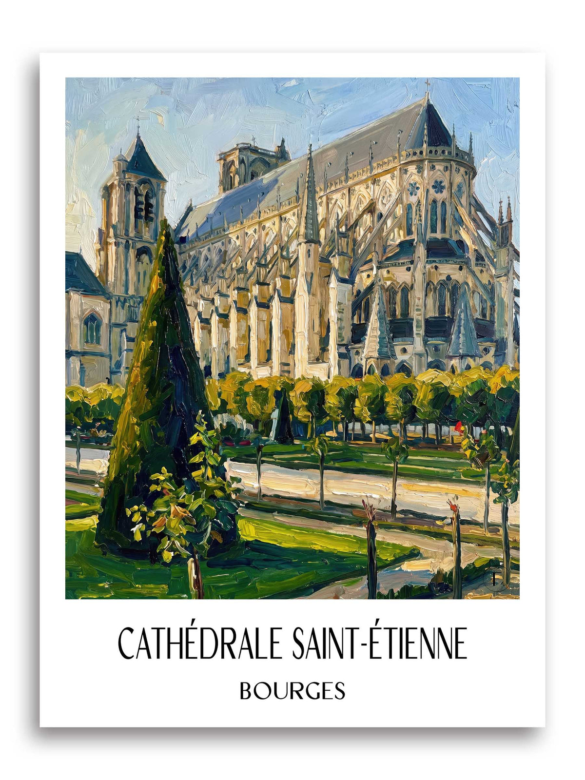 cathédrale-saint-étienne-bourges-frankreich-poster-oil-painting-oelgemaelde