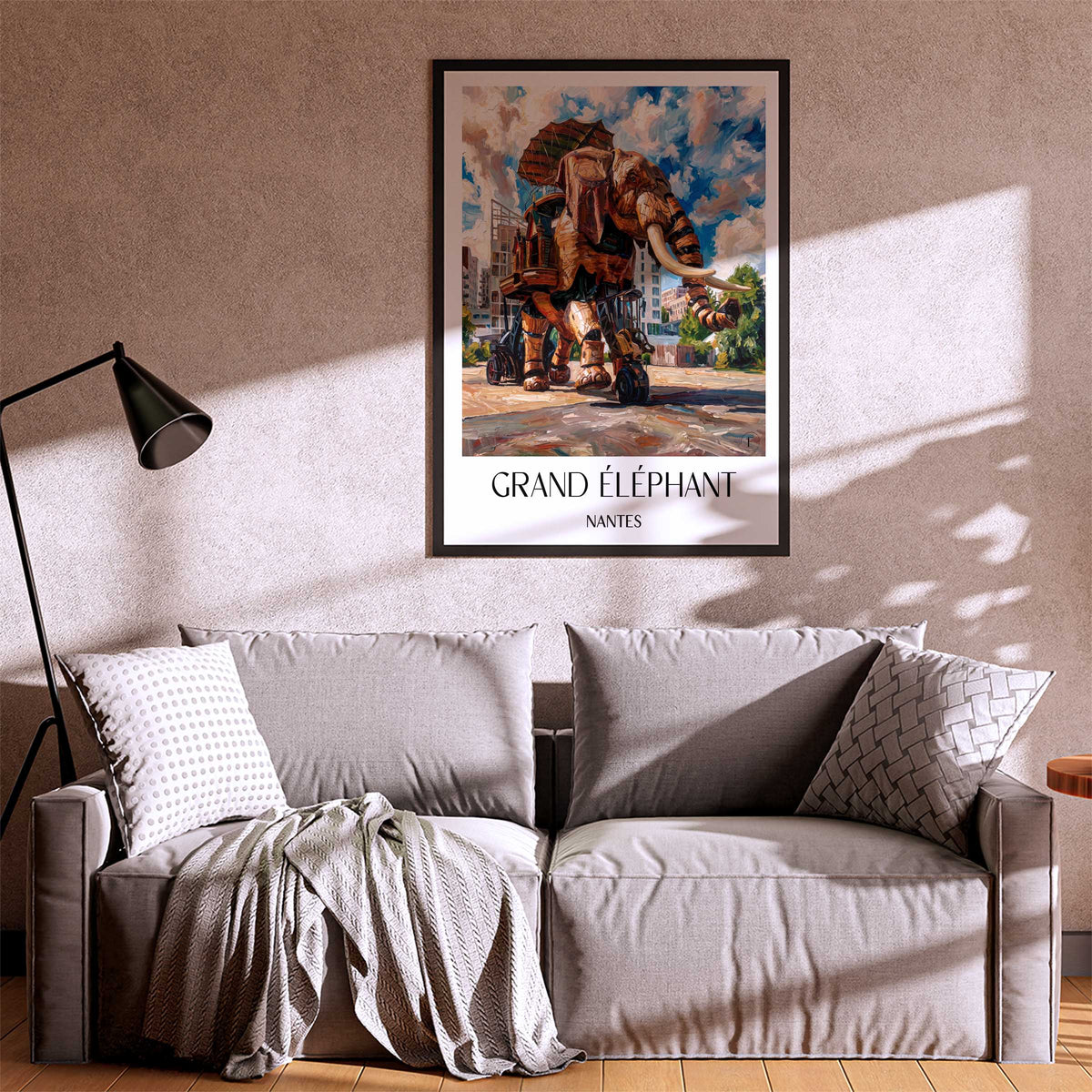 grand-éléphant-nantes-frankreich-poster-oil-painting-oelgemaelde