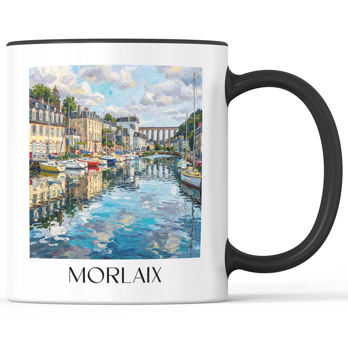 morlaix-finistère-frankreich-kaffeebecher-oil-painting-oelgemaelde