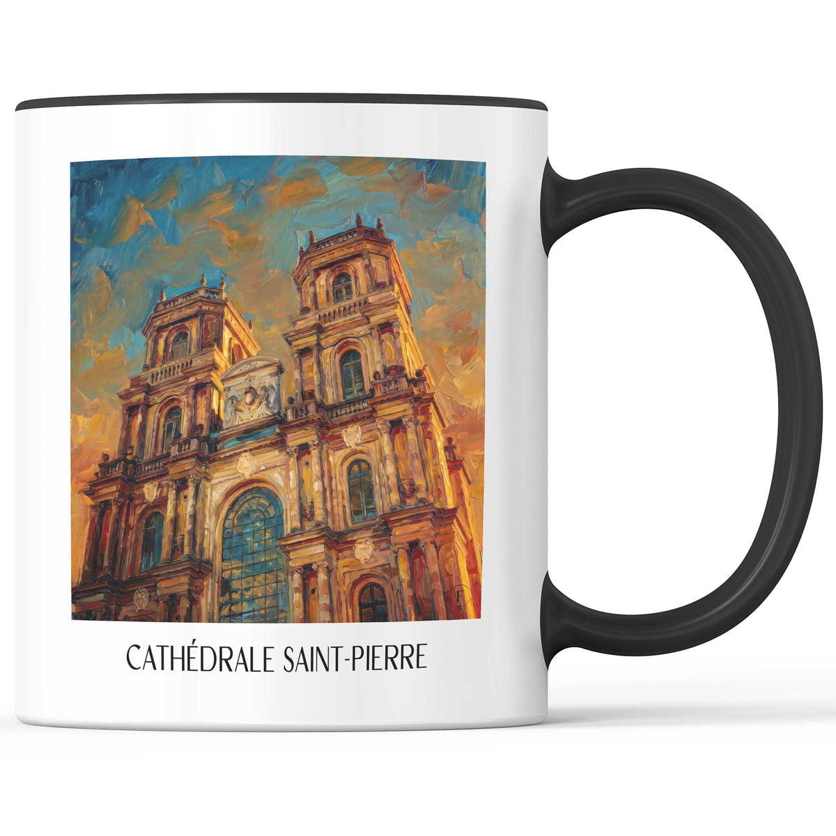 cathédrale-saint-pierre-rennes-frankreich-kaffeebecher-oil-painting-oelgemaelde