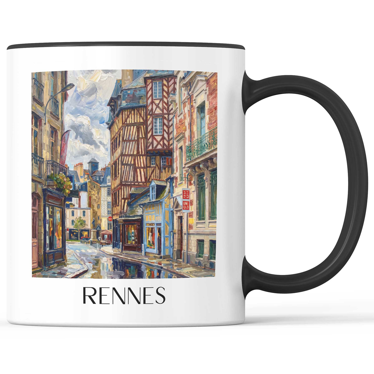 rennes-ille-et-vilaine-frankreich-kaffeebecher-oil-painting-oelgemaelde