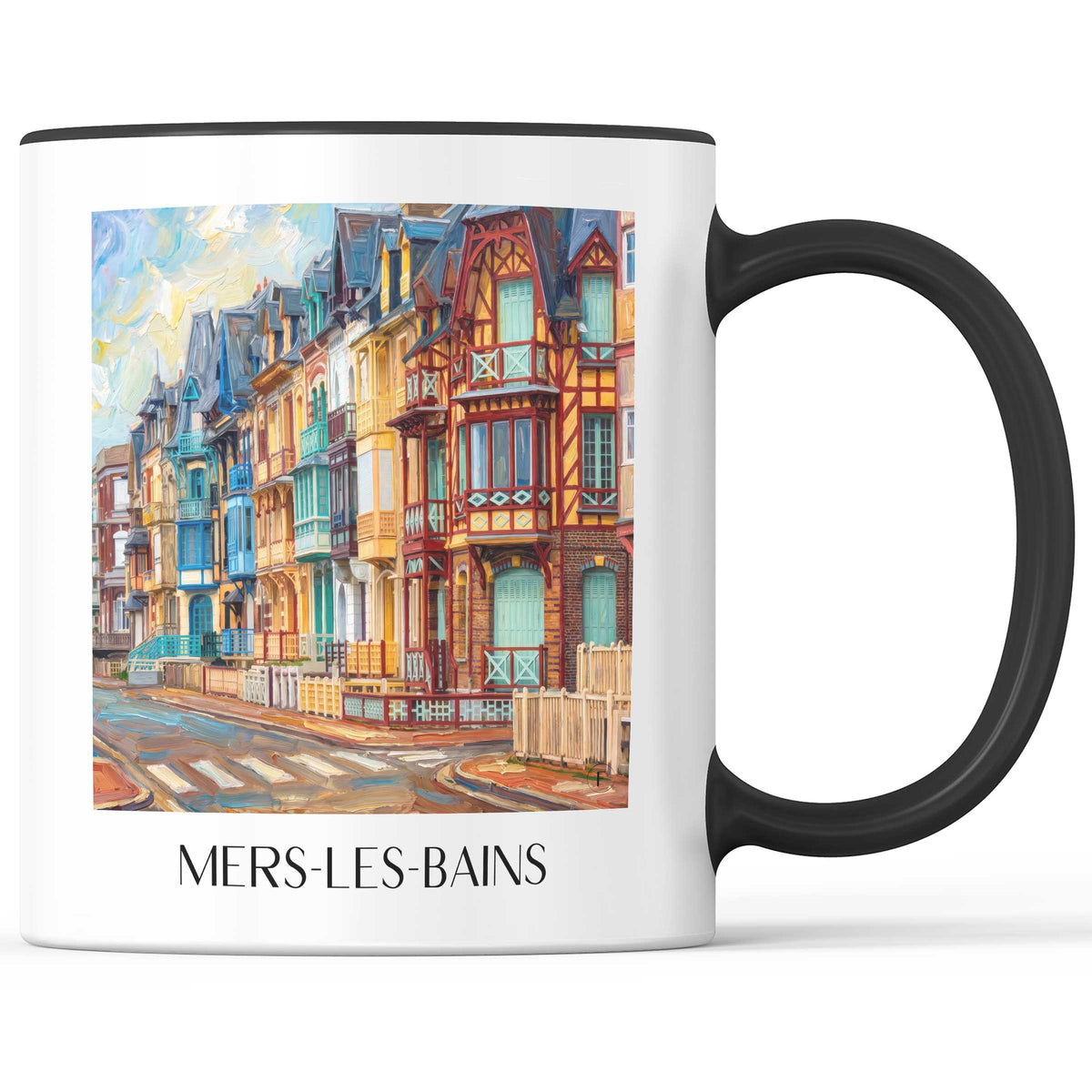 mers-les-bains-côte-picarde-frankreich-kaffeebecher-oil-painting-oelgemaelde
