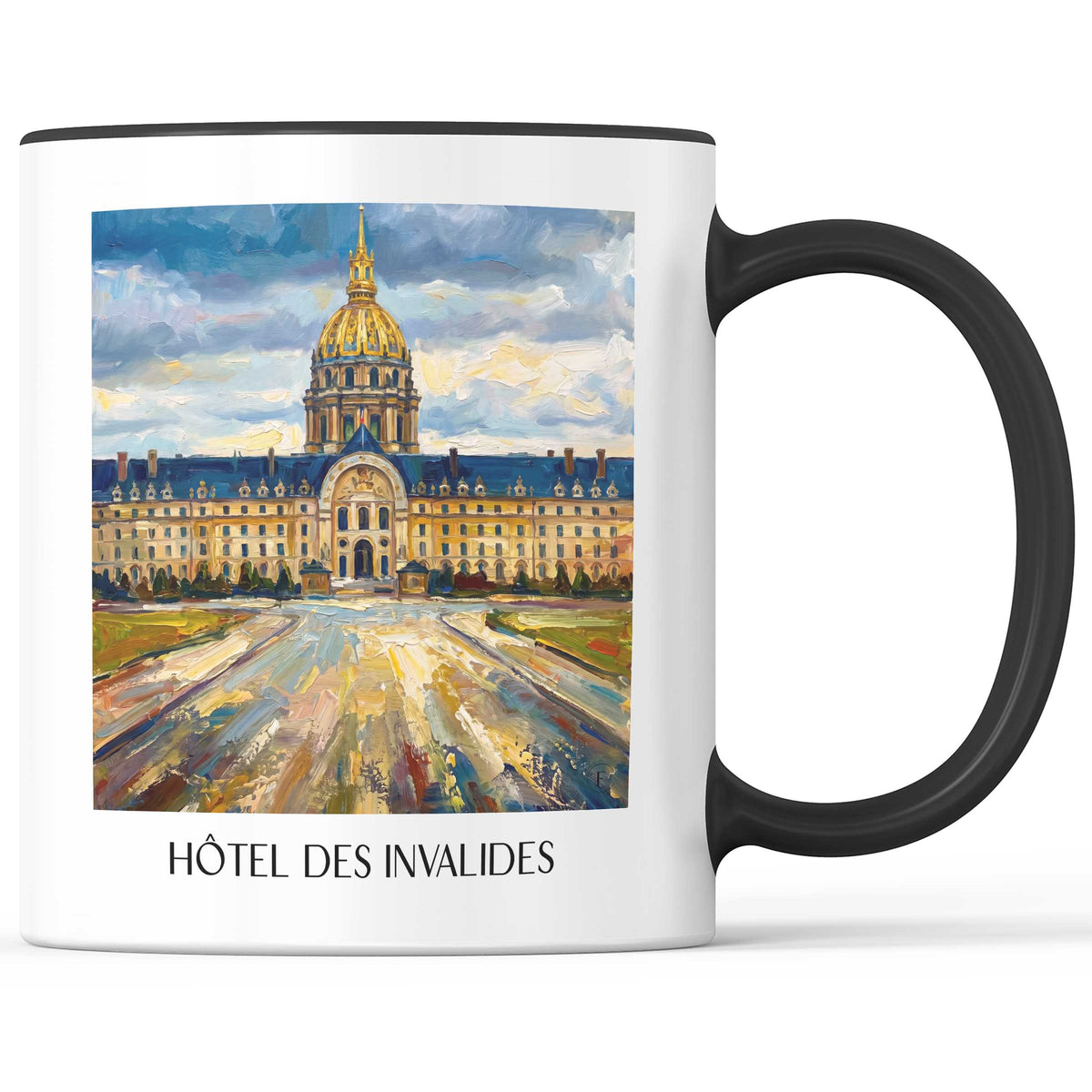 hôtel-des-invalides-paris-frankreich-kaffeebecher-oil-painting-oelgemaelde