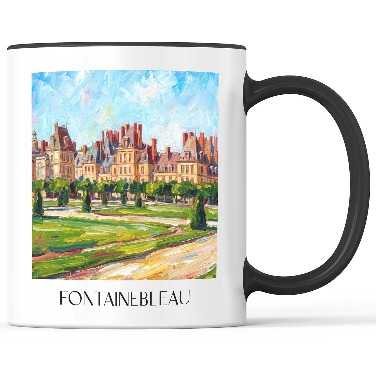 fontainebleau-gâtinais-français-frankreich-kaffeebecher-oil-painting-oelgemaelde