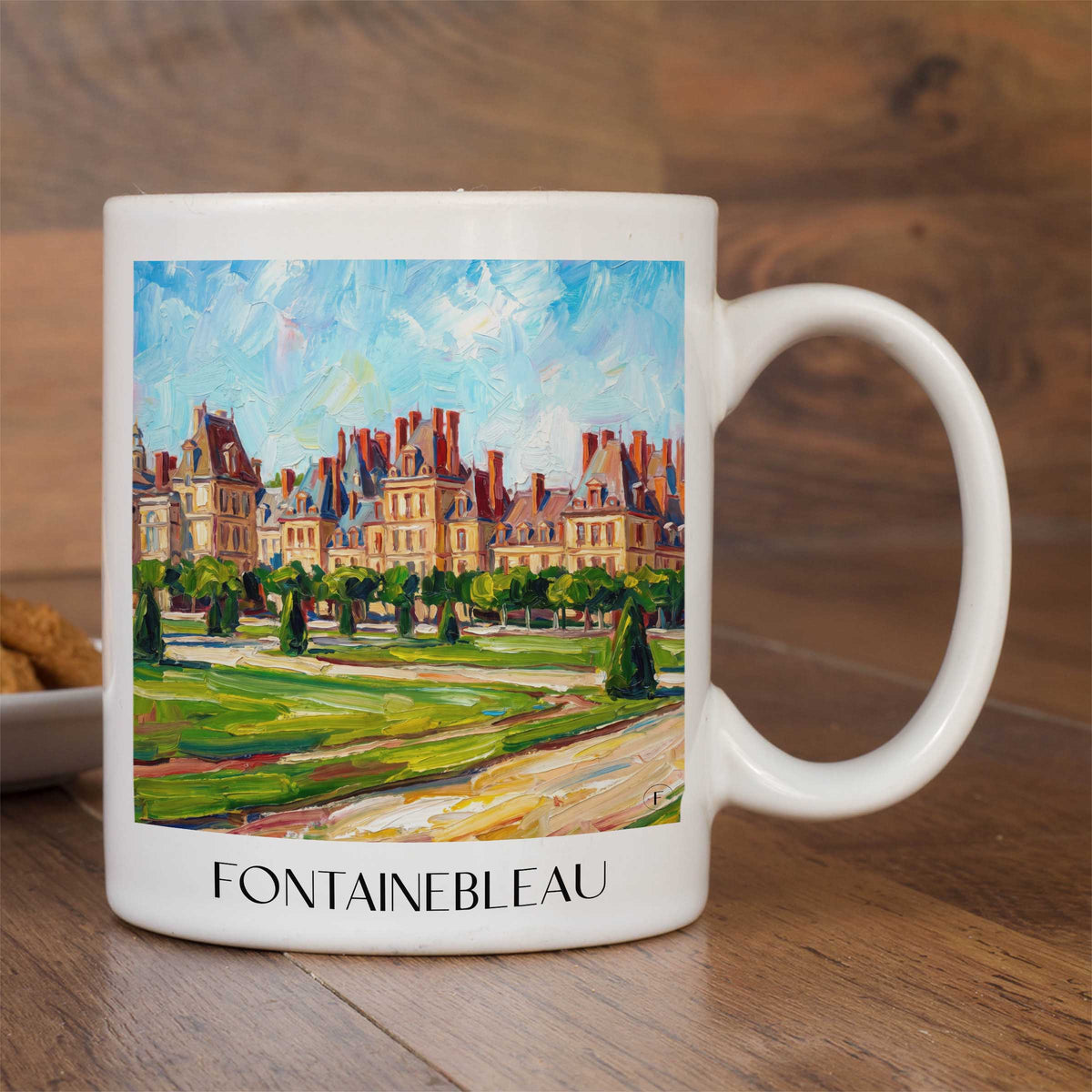 fontainebleau-gâtinais-français-frankreich-kaffeebecher-oil-painting-oelgemaelde
