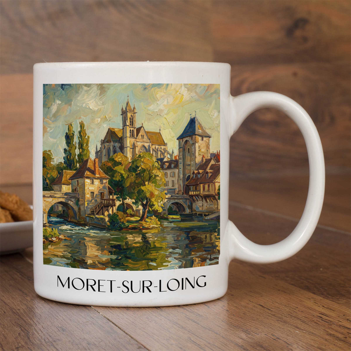 moret-sur-loing-gâtinais-français-frankreich-kaffeebecher-oil-painting-oelgemaelde