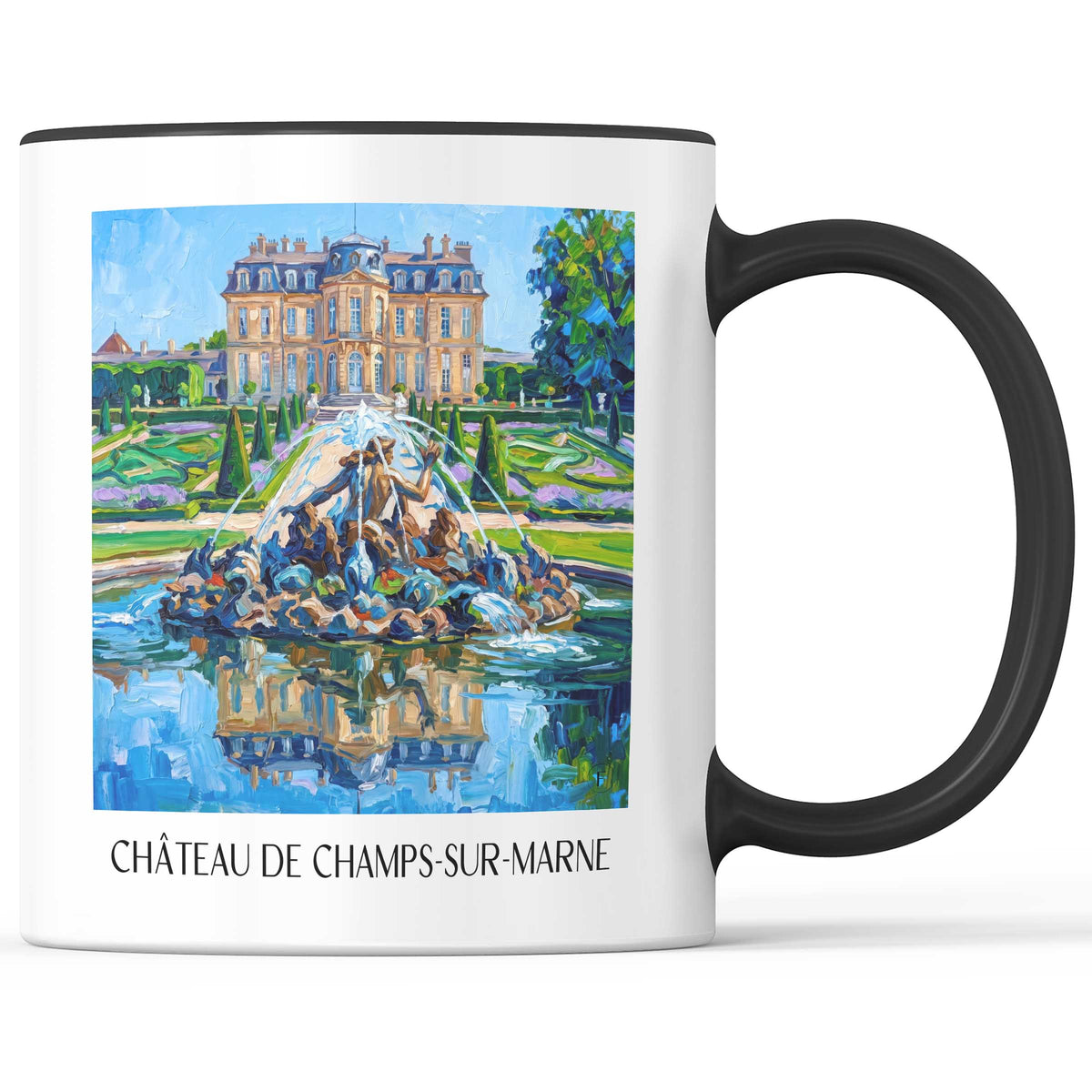 château-de-champs-sur-marne-seine-et-marne-frankreich-kaffeebecher-oil-painting-oelgemaelde