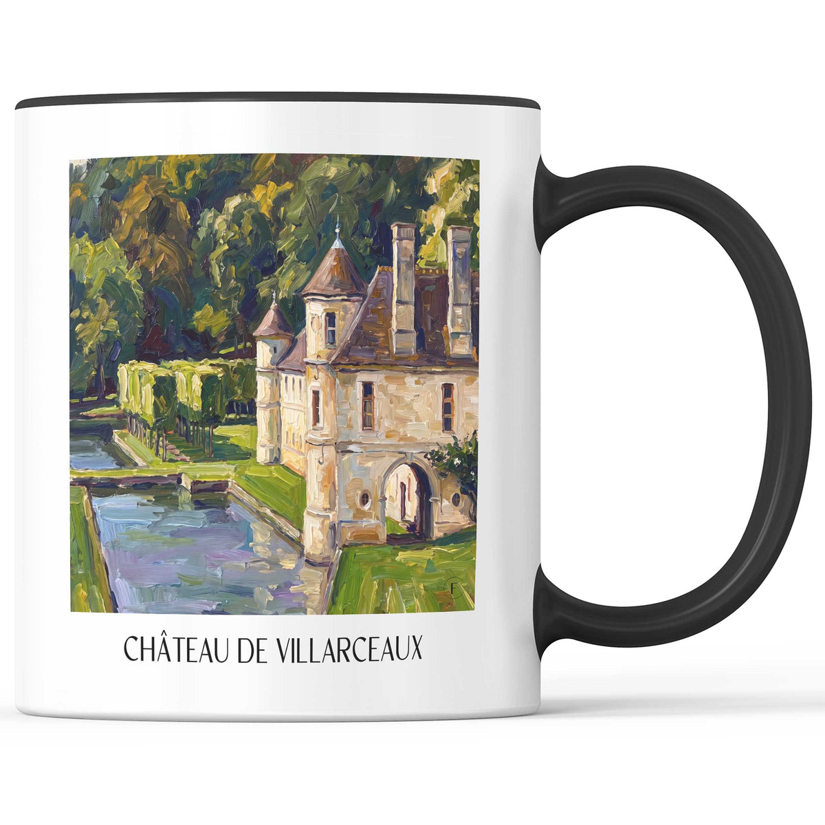 château-de-villarceaux-chaussy-frankreich-kaffeebecher-oil-painting-oelgemaelde