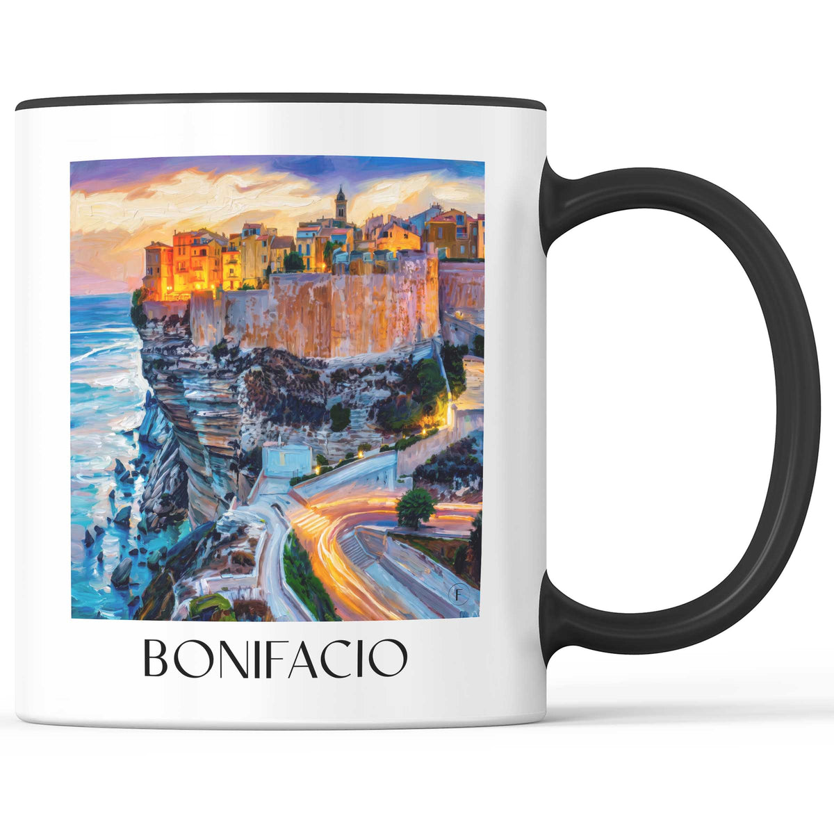 bonifacio-korsika-frankreich-kaffeebecher-oil-painting-oelgemaelde