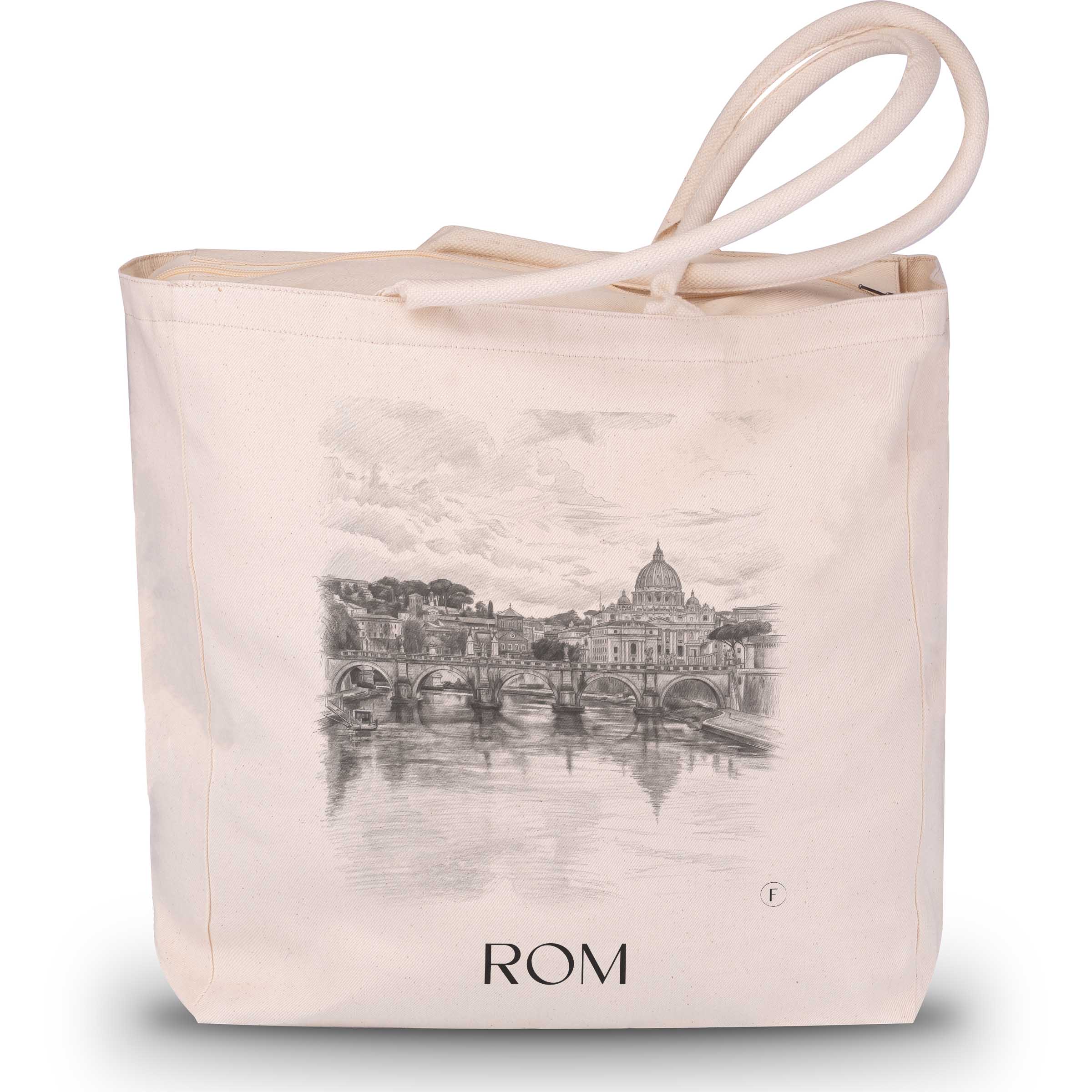 rom-italien-einkaufstasche-bleistift-zeichnung-drawing