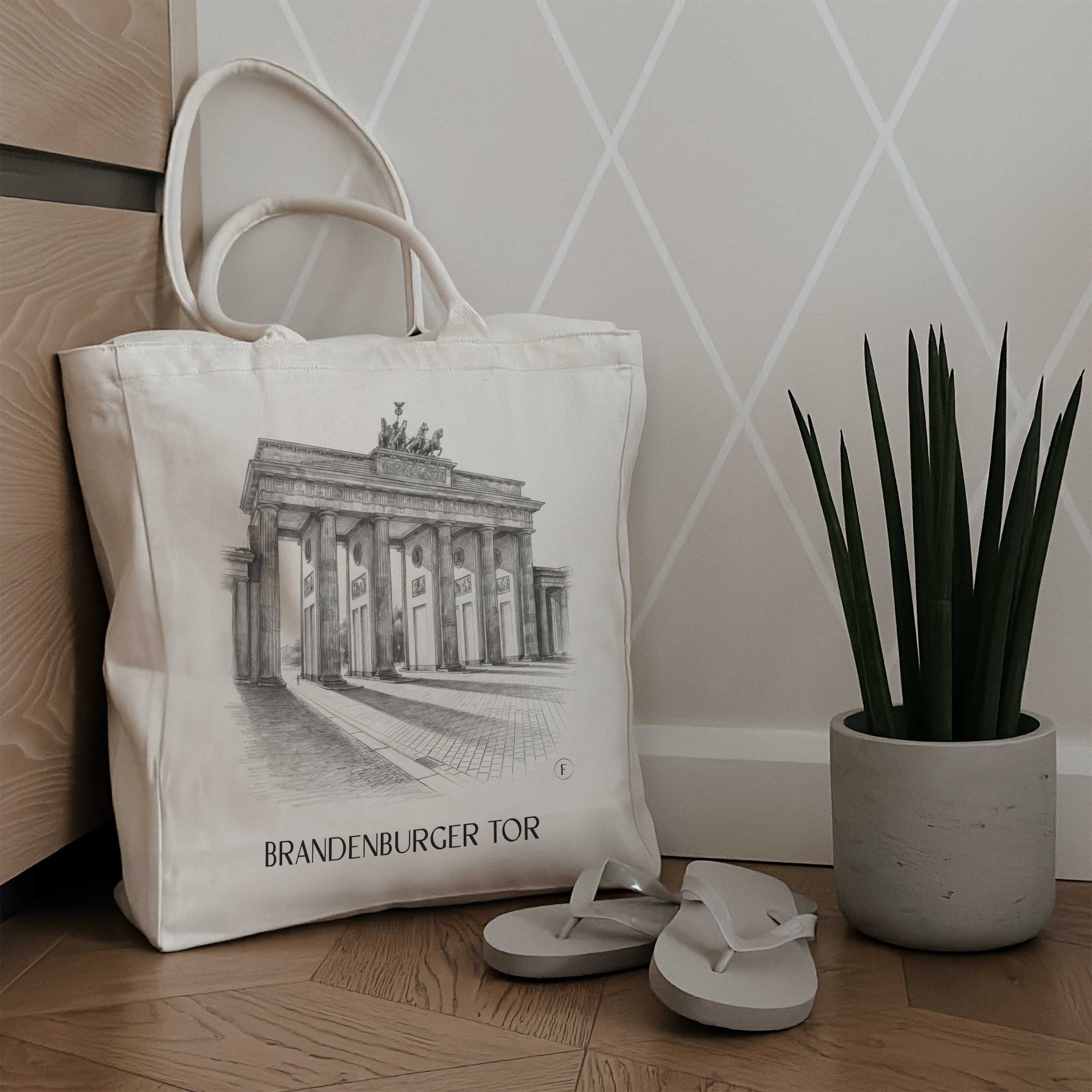 brandenburger-tor-berlin-deutschland-einkaufstasche-bleistift-zeichnung-drawing