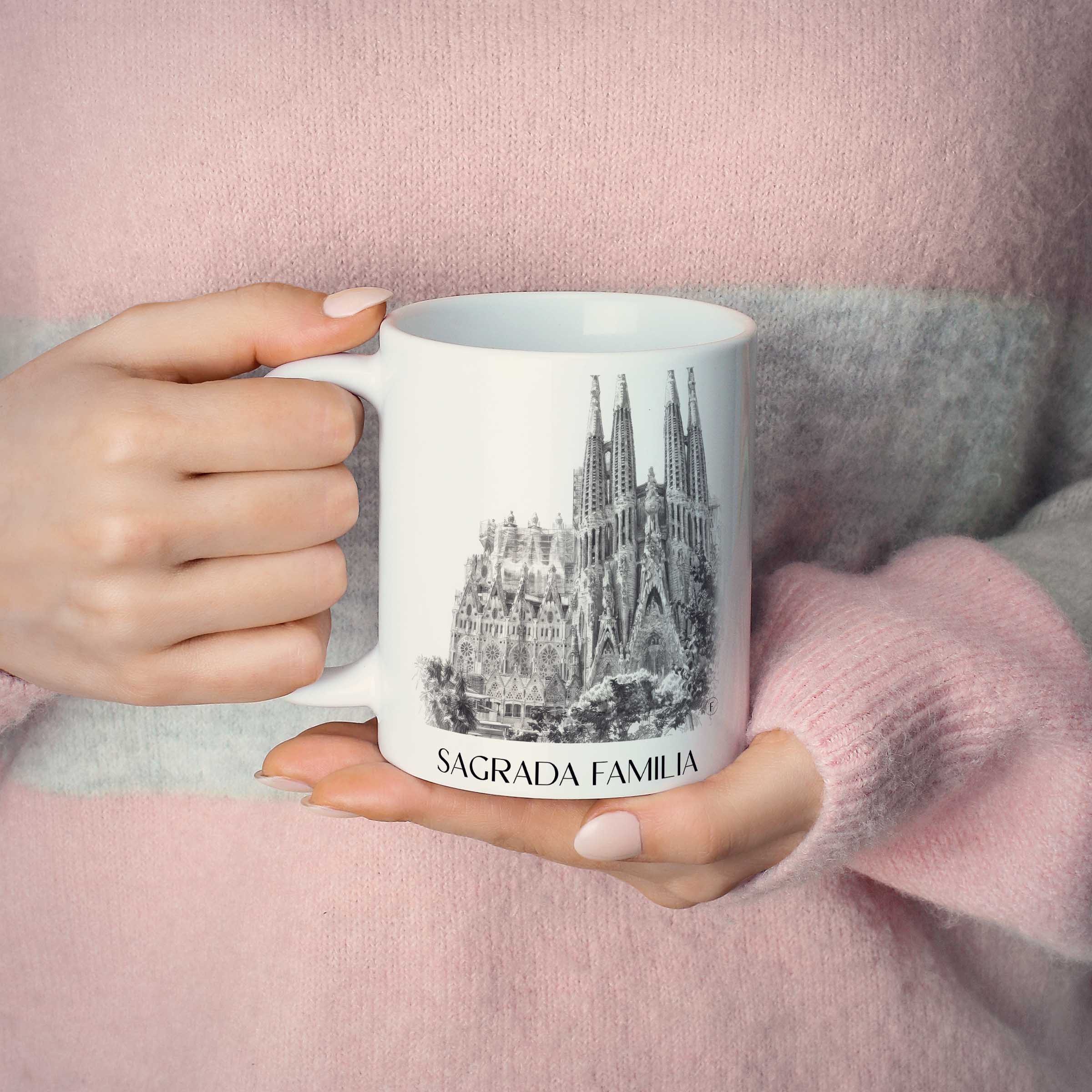 sagrada-familia-barcelona-spanien-kaffeebecher-bleistift-zeichnung-drawing