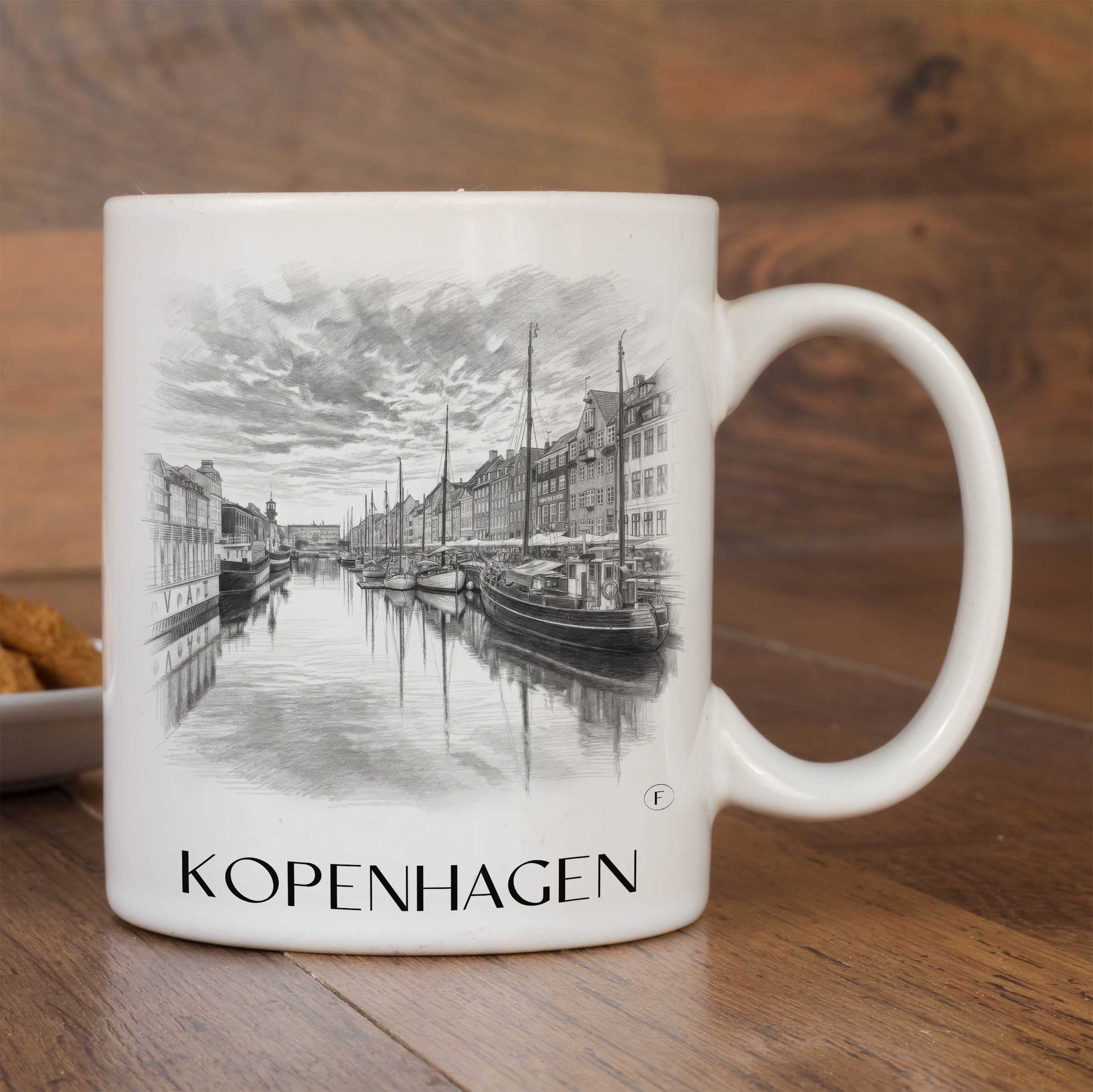 kopenhagen-dänemark-kaffeebecher-bleistift-zeichnung-drawing