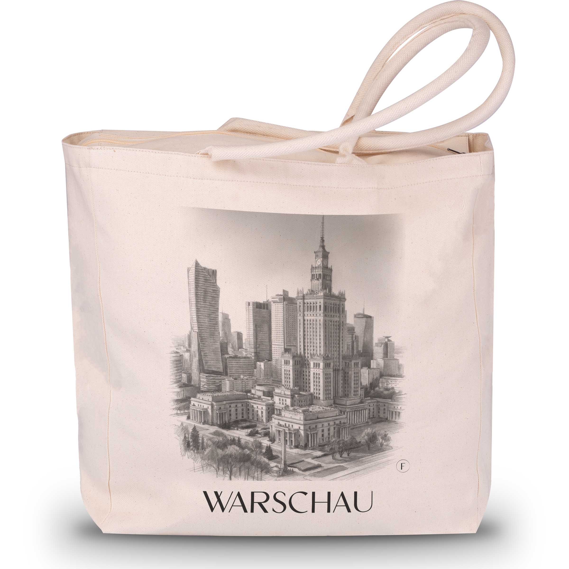 warschau-polen-einkaufstasche-bleistift-zeichnung-drawing