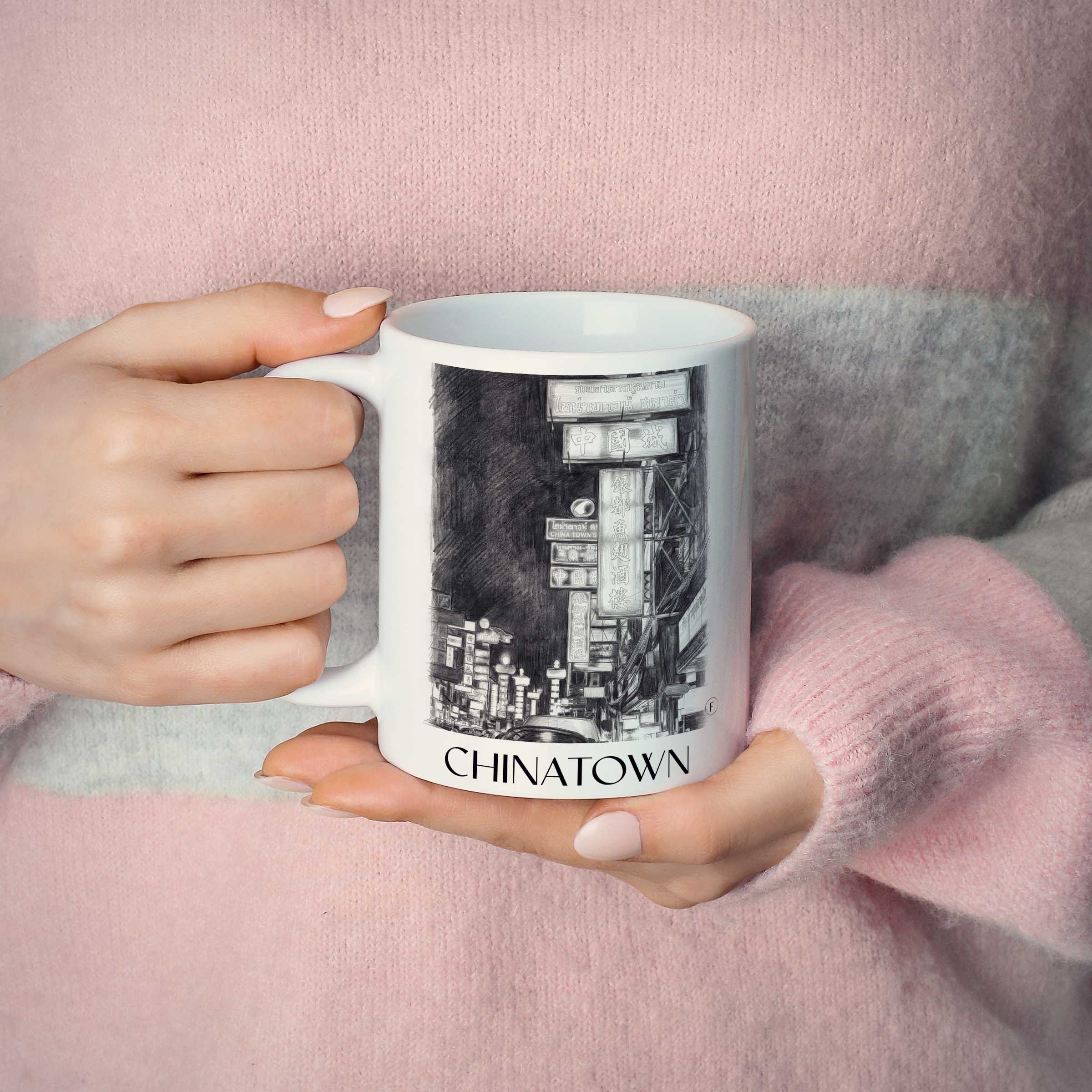 chinatown-bangkok-thailand-kaffeebecher-bleistift-zeichnung-drawing