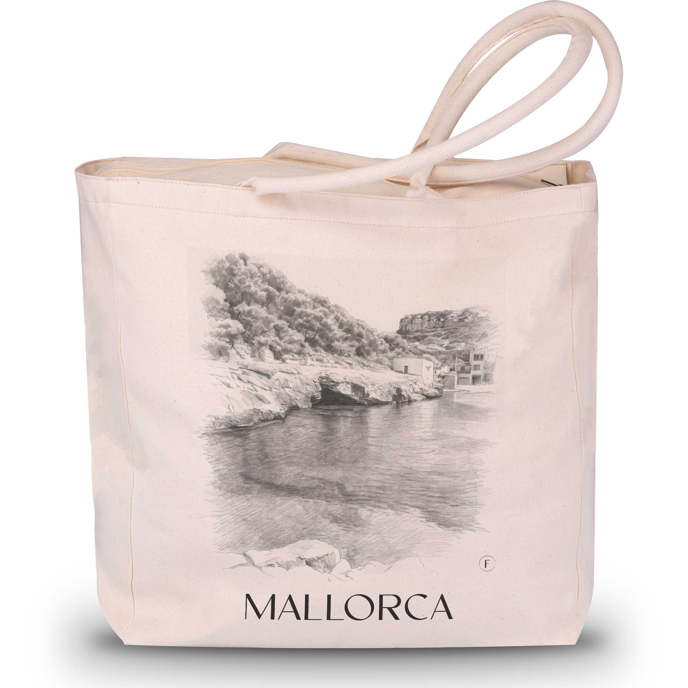 mallorca-spanien-einkaufstasche-bleistift-zeichnung-drawing