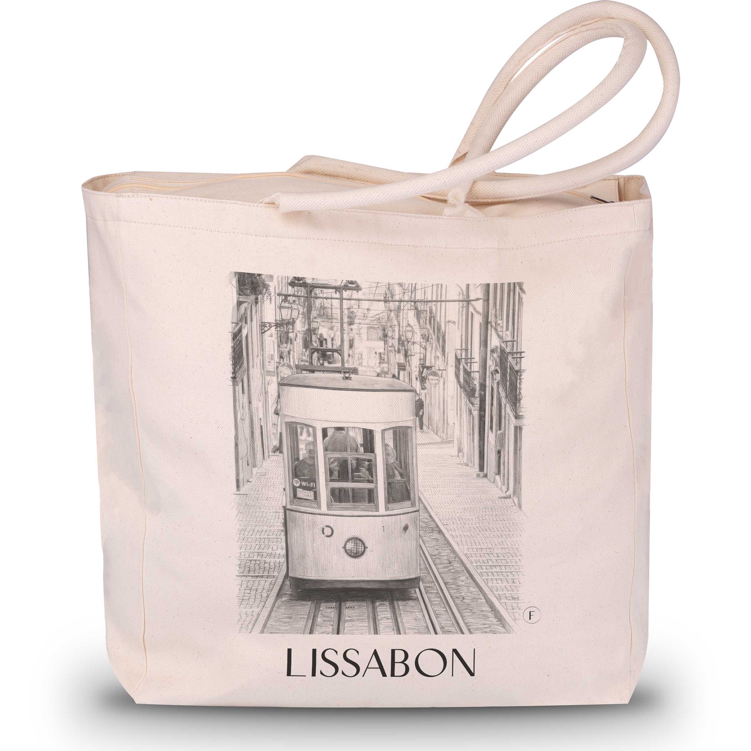 lissabon-portugal-einkaufstasche-bleistift-zeichnung-drawing