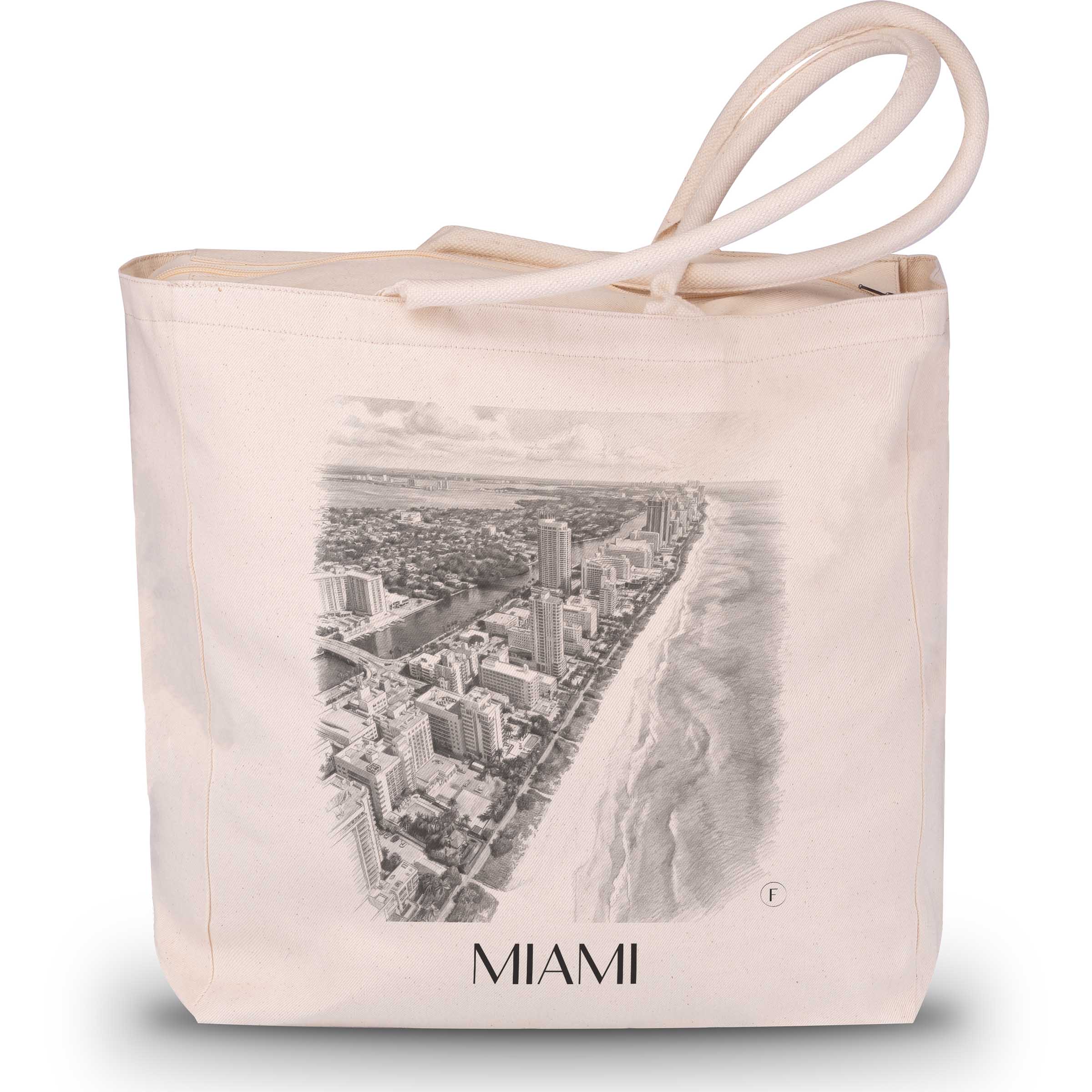 miami-usa-einkaufstasche-bleistift-zeichnung-drawing