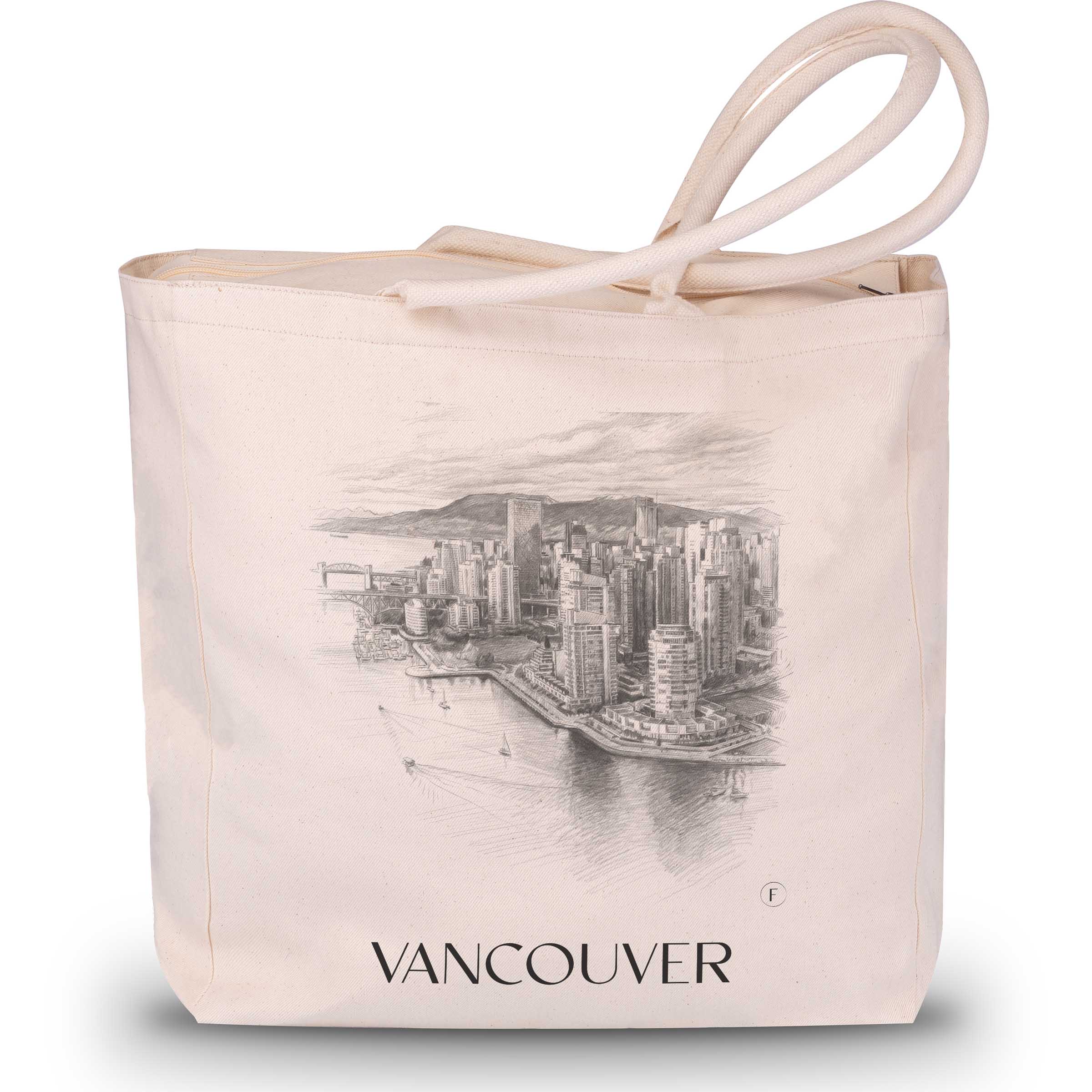 vancouver-kanada-einkaufstasche-bleistift-zeichnung-drawing