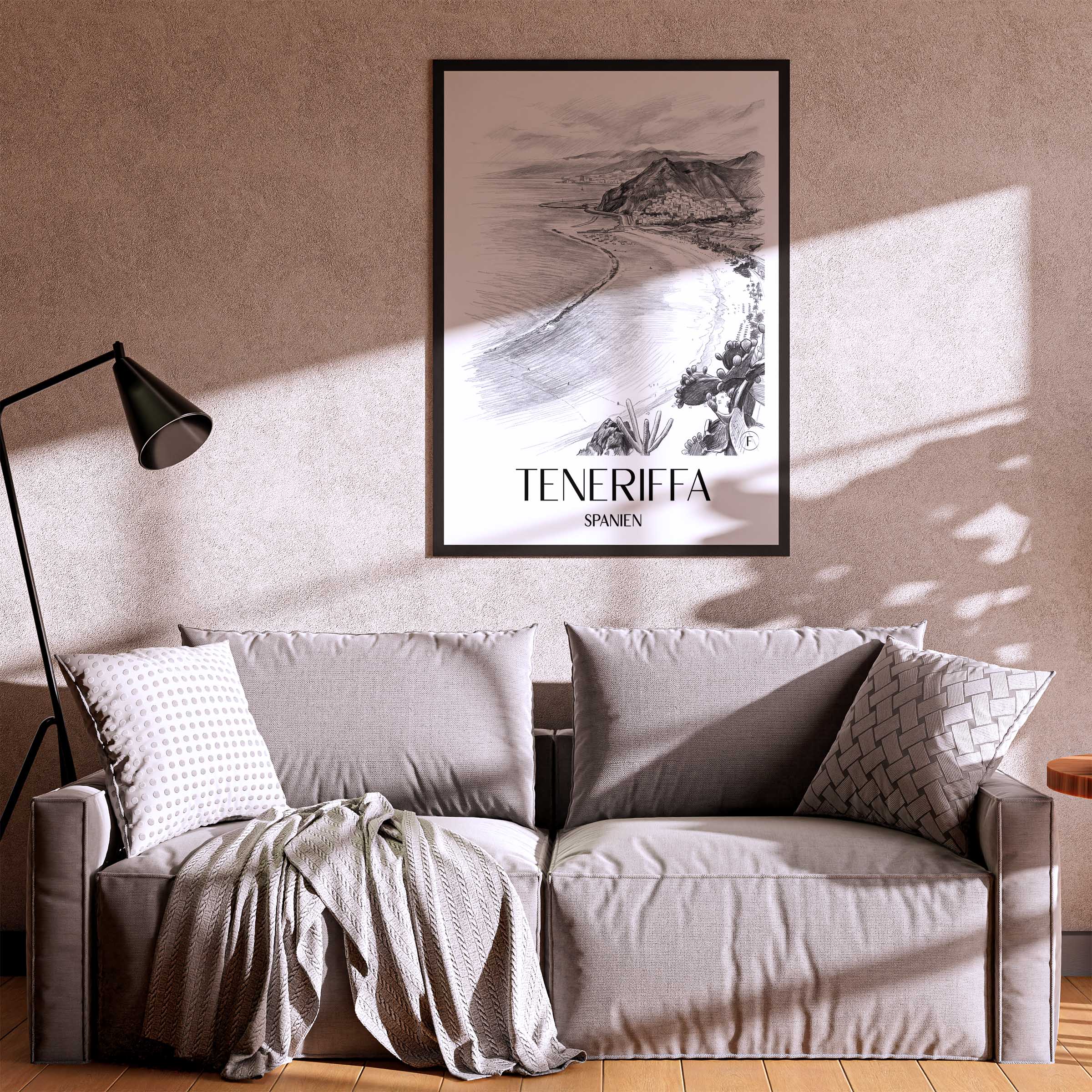 teneriffa-spanien-poster-bleistift-zeichnung-drawing