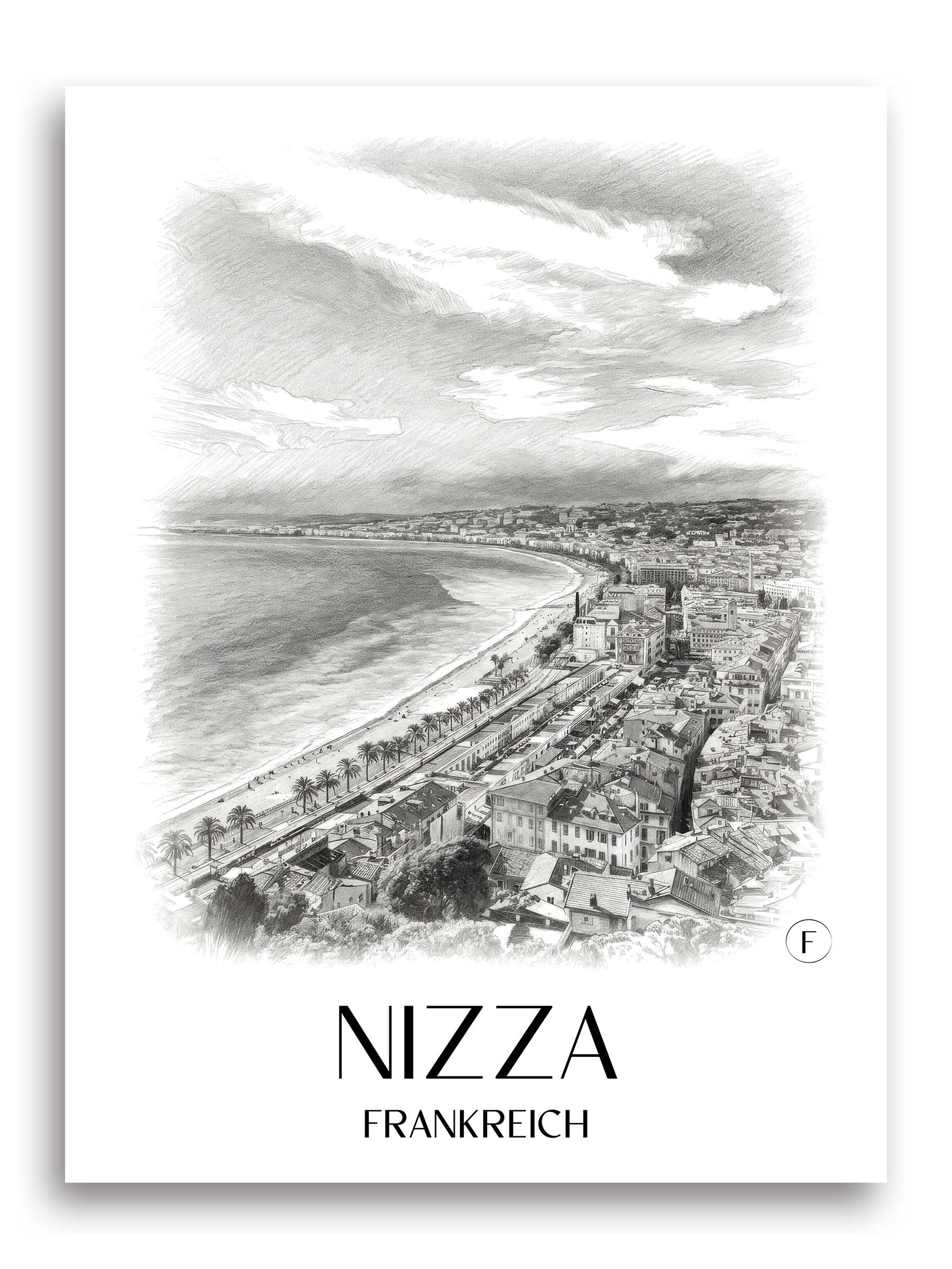 nizza-frankreich-poster-bleistift-zeichnung-drawing