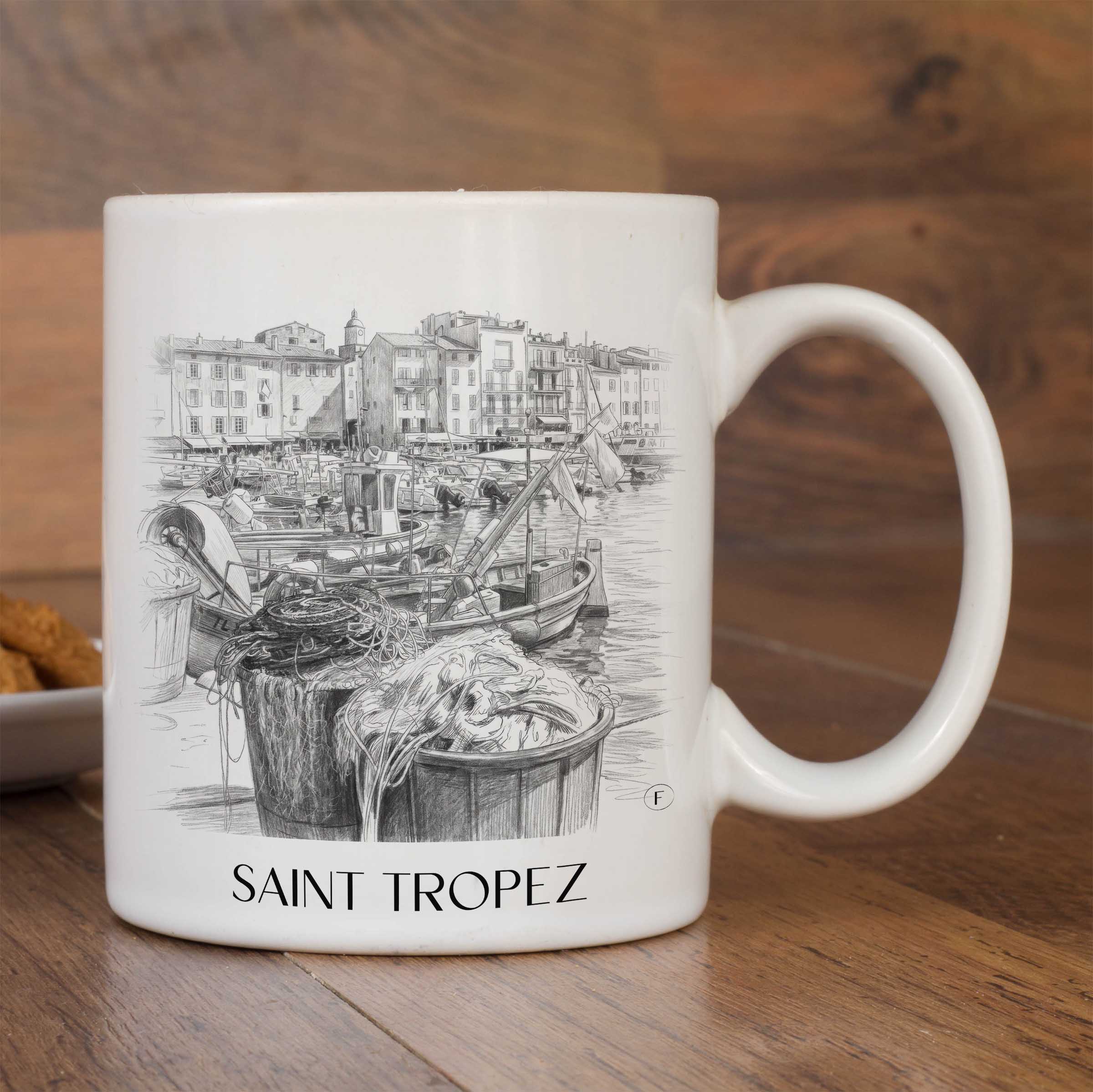 saint-tropez-frankreich-kaffeebecher-bleistift-zeichnung-drawing