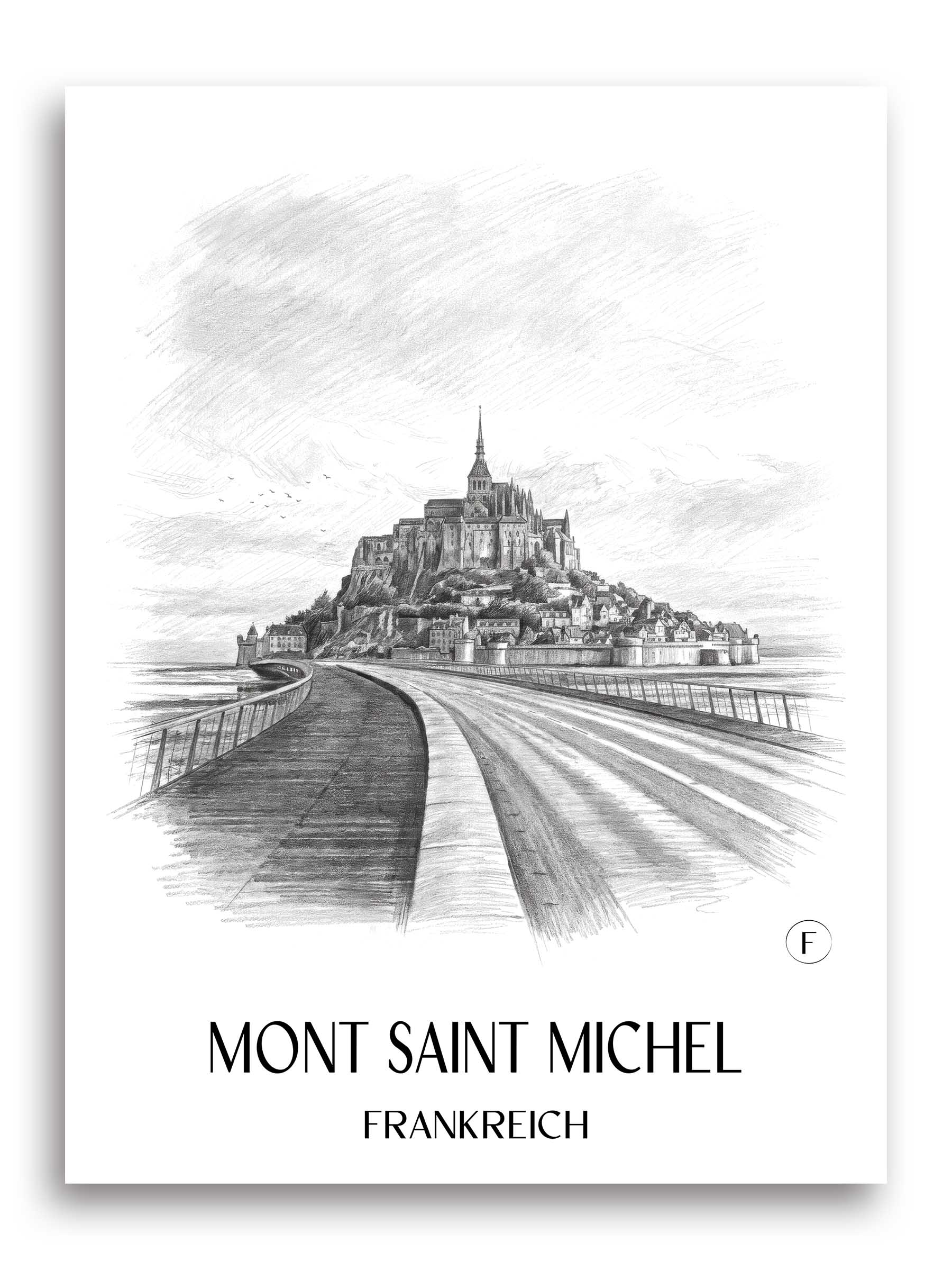 mont-saint-michel-frankreich-poster-bleistift-zeichnung-drawing