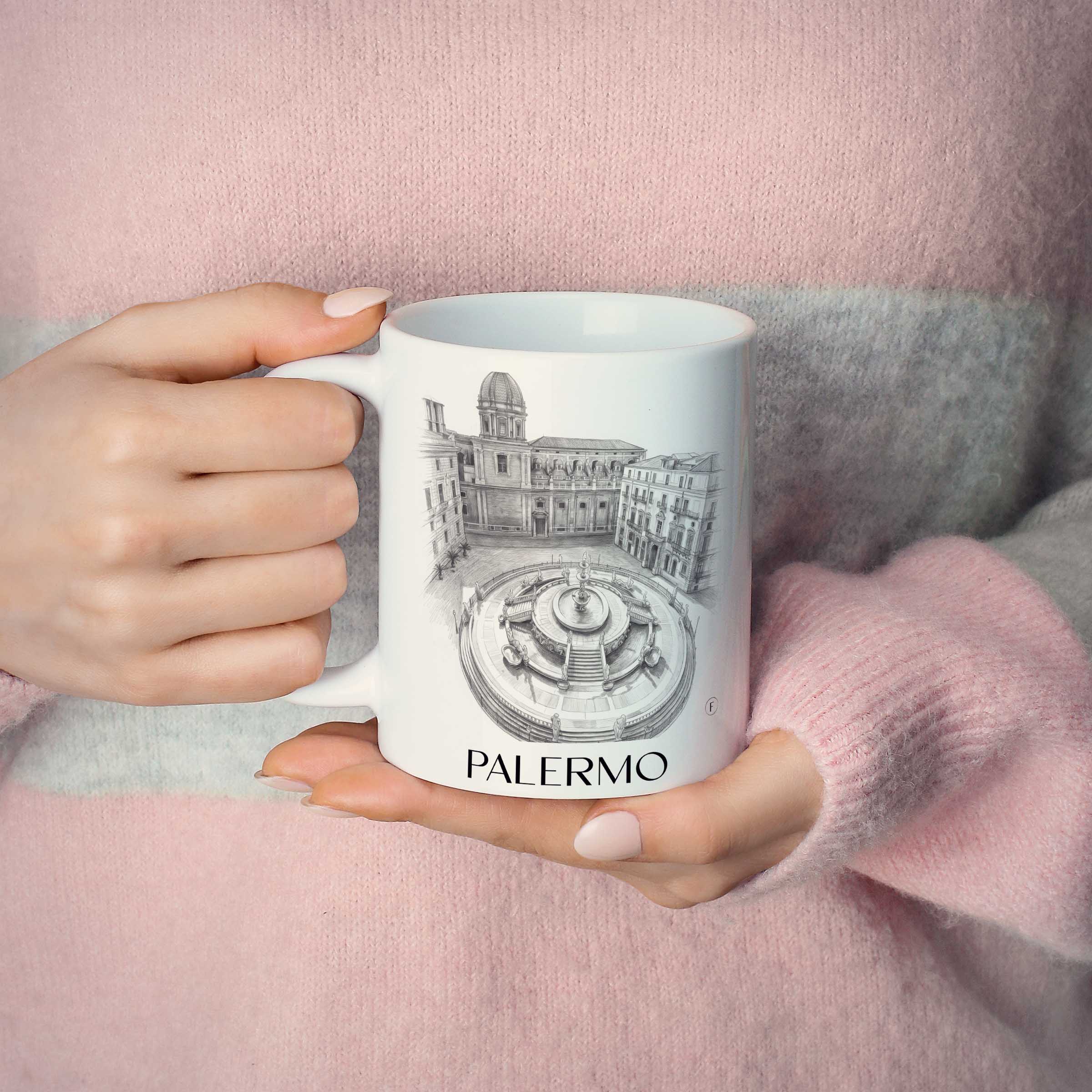 palermo-italien-kaffeebecher-bleistift-zeichnung-drawing