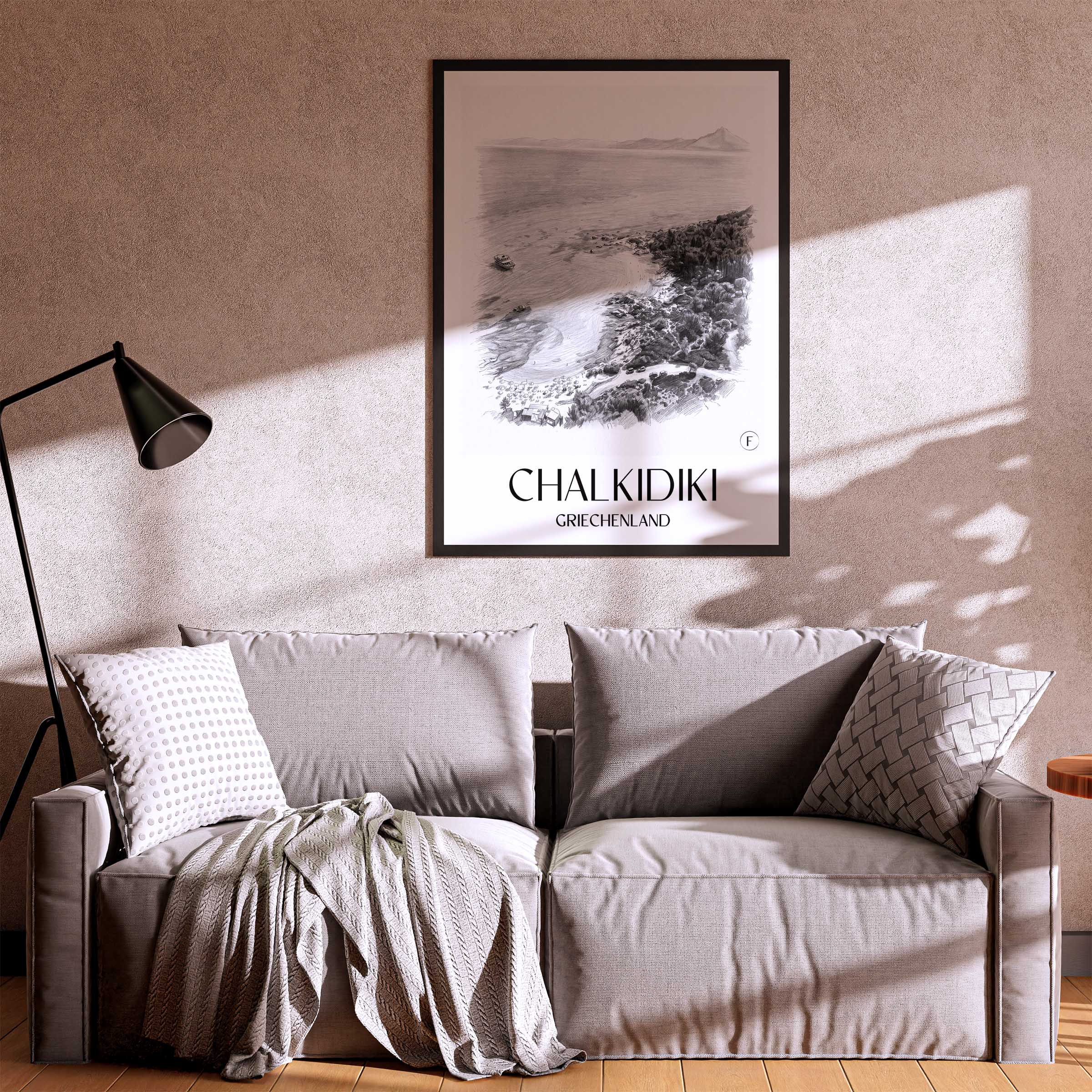 chalkidiki-griechenland-poster-bleistift-zeichnung-drawing