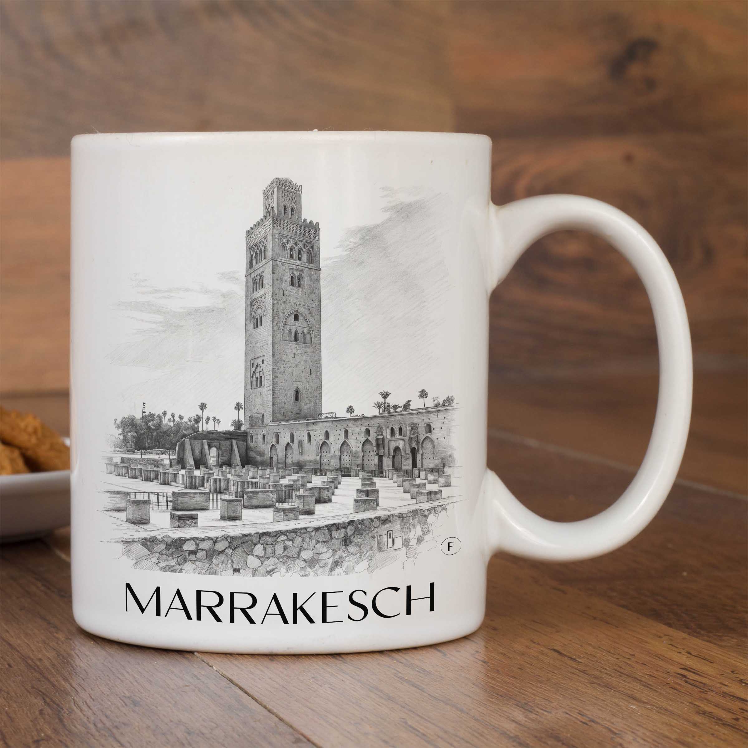 marrakesch-marokko-kaffeebecher-bleistift-zeichnung-drawing