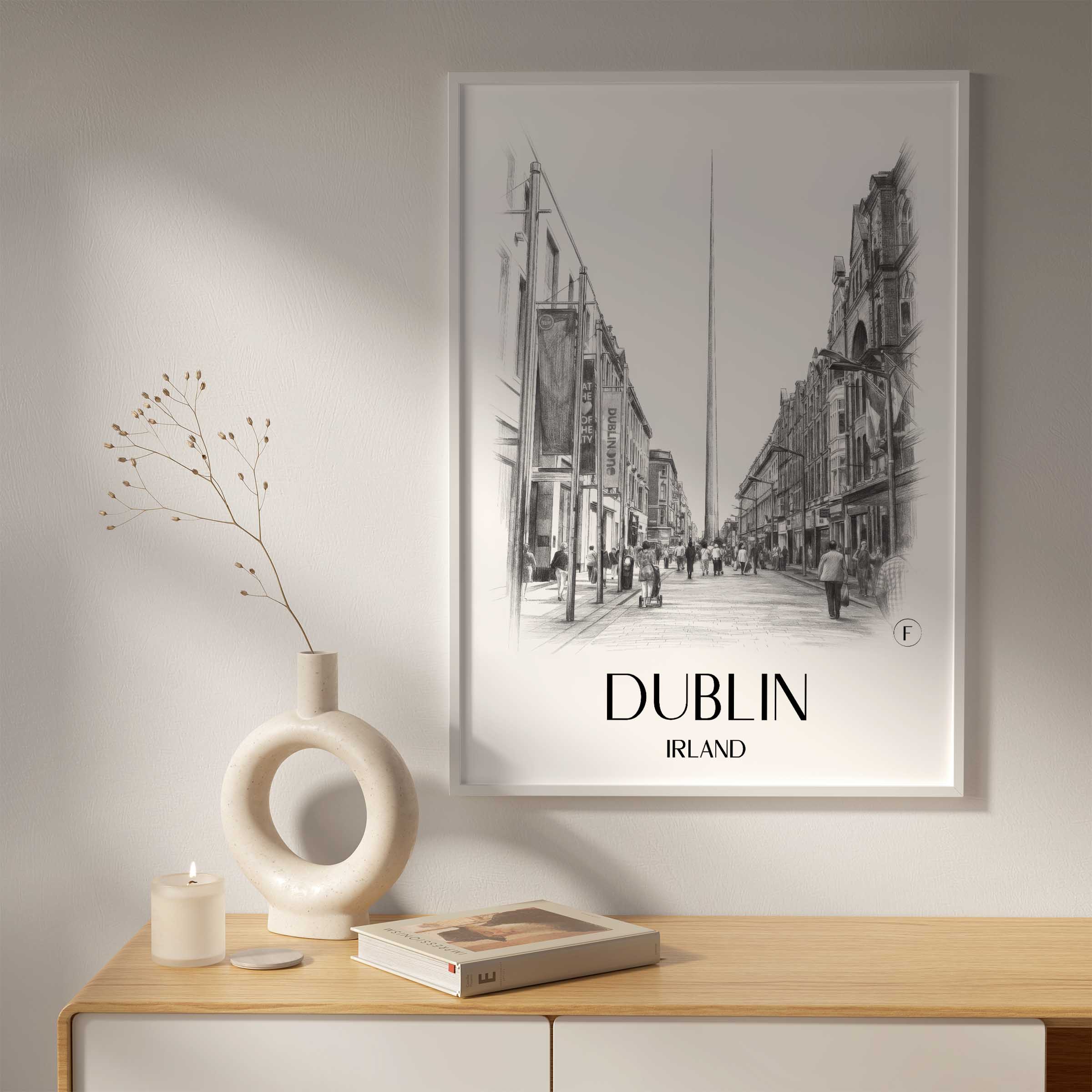 dublin-irland-poster-bleistift-zeichnung-drawing