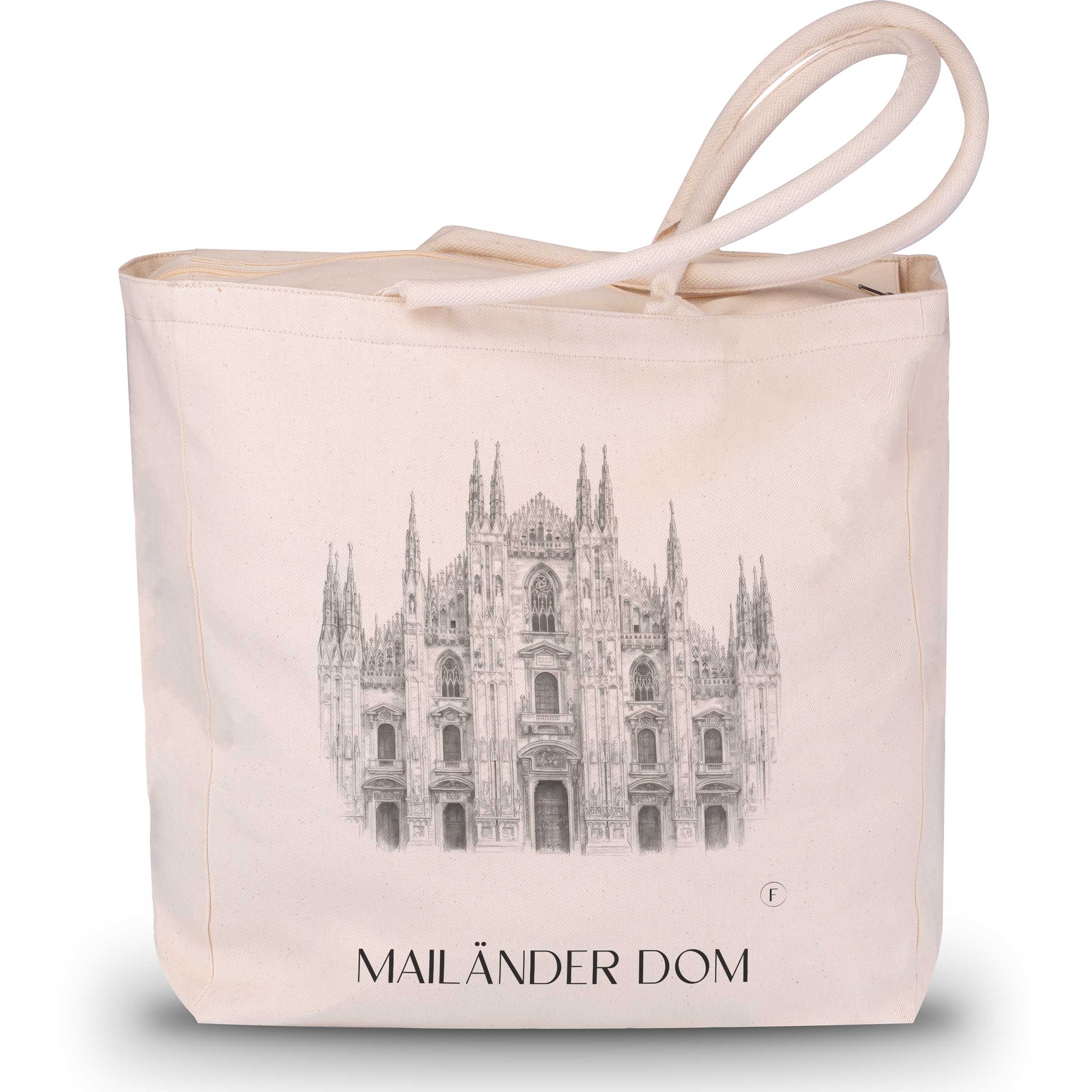 mailänder-dom-italien-einkaufstasche-bleistift-zeichnung-drawing