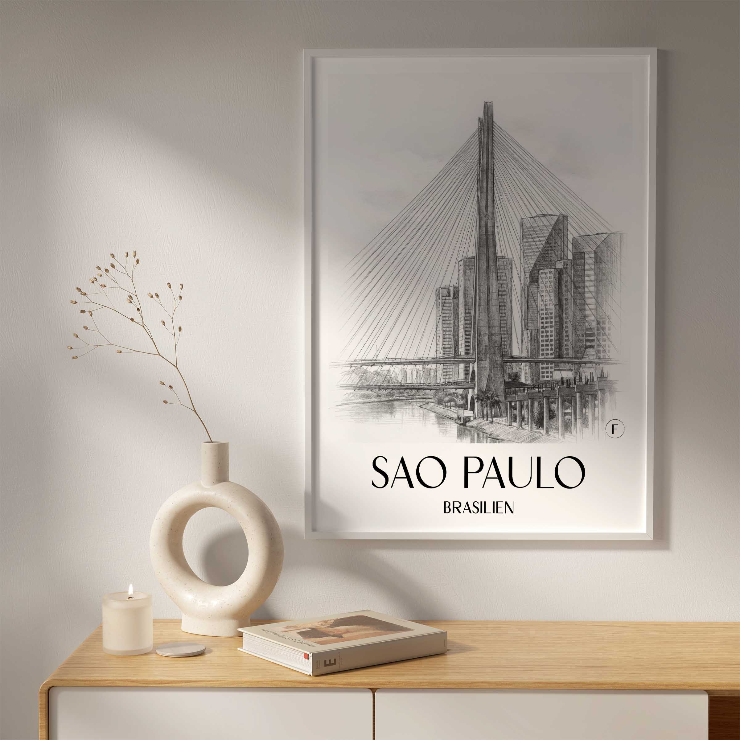 sao-paulo-brasilien-poster-bleistift-zeichnung-drawing