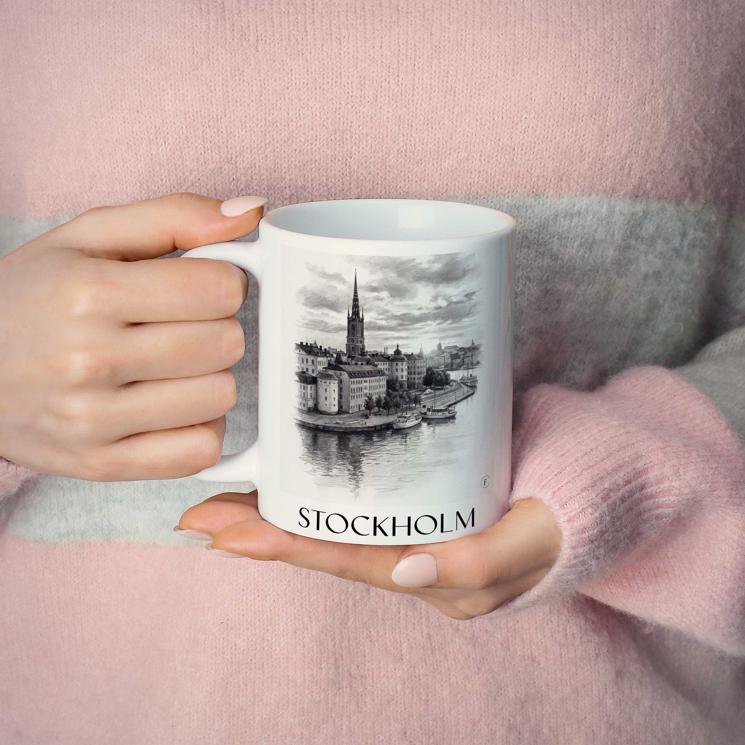 stockholm-schweden-kaffeebecher-bleistift-zeichnung-drawing