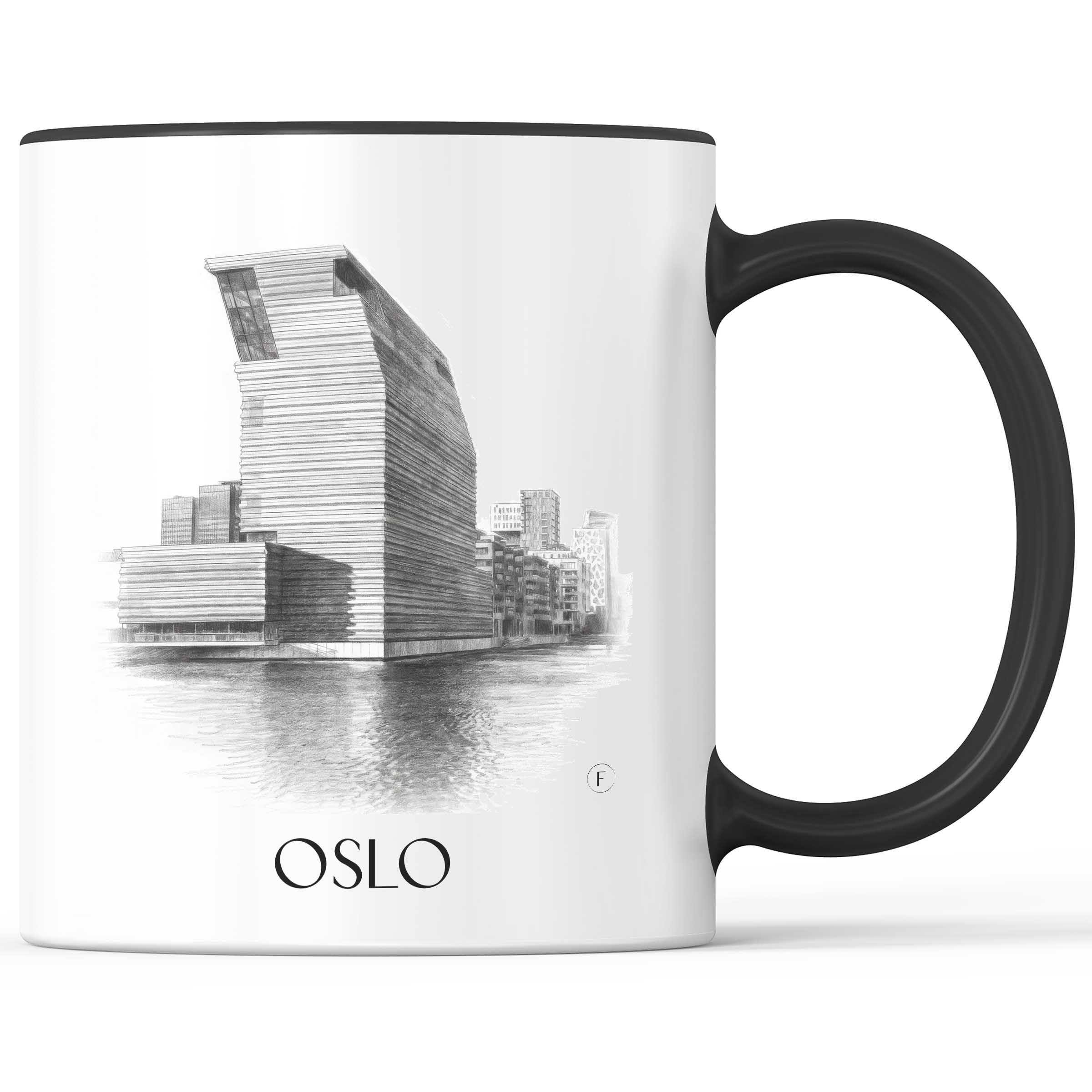 oslo-norwegen-kaffeebecher-bleistift-zeichnung-drawing
