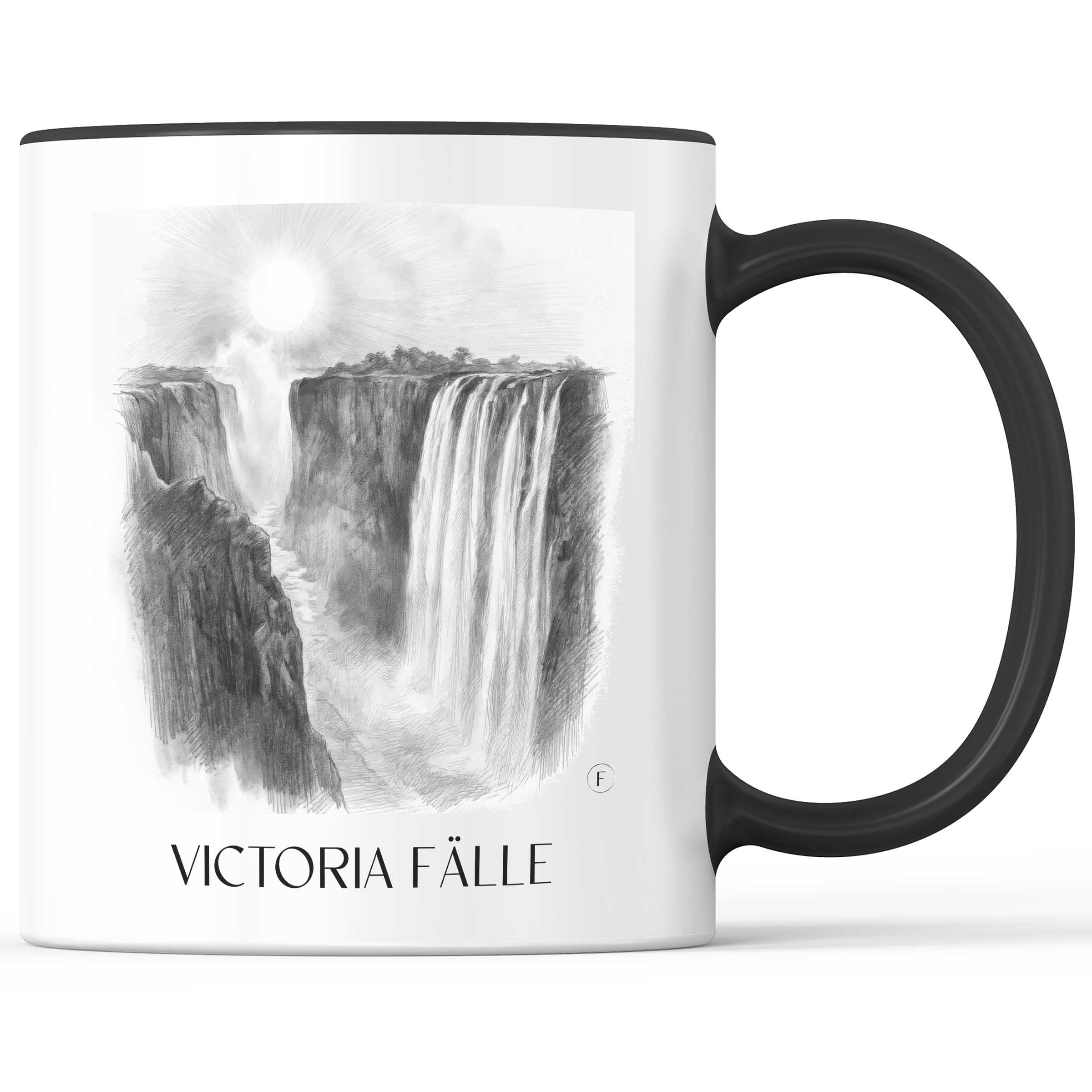 victoria-fälle-simbabwe-kaffeebecher-bleistift-zeichnung-drawing